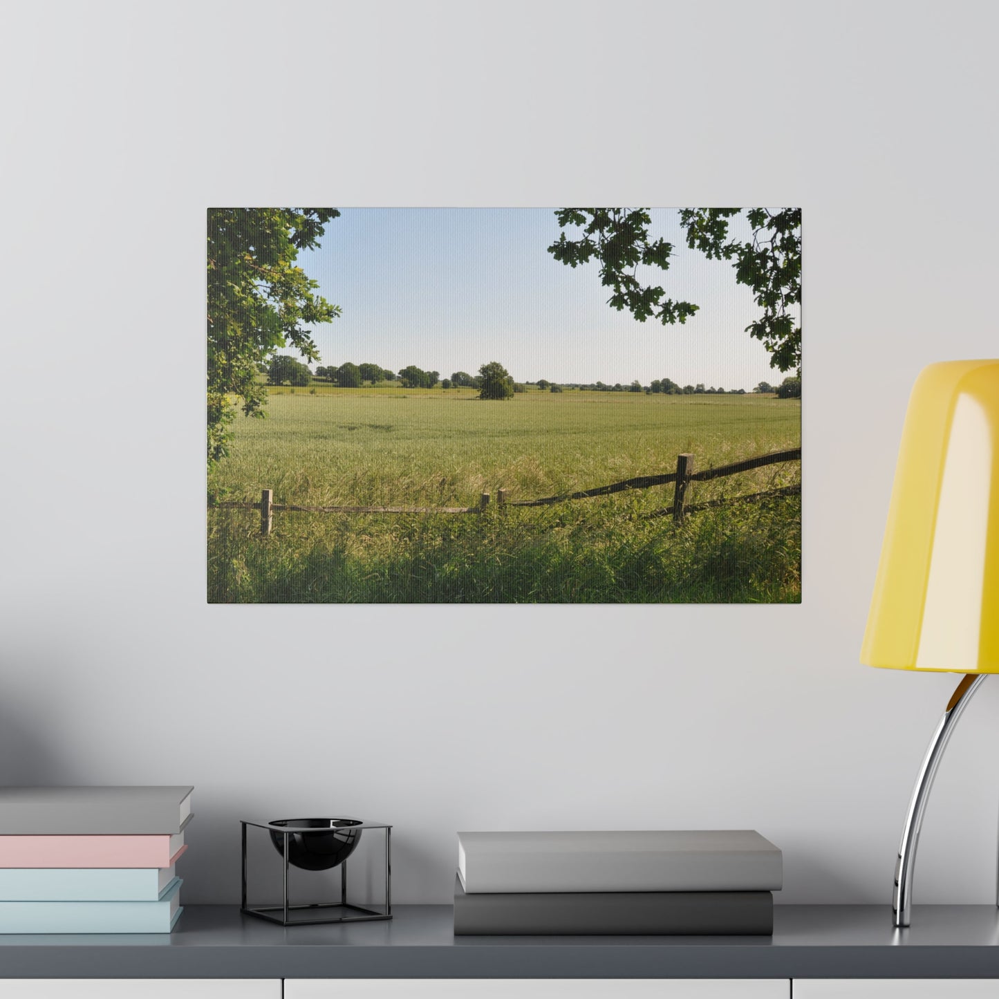 Countryside Landscape Fields Near Bodiam Castle Canvas - The Trio Synergize Group