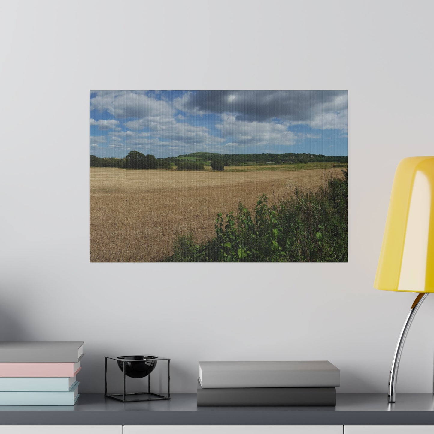 Countryside Farm Fields Landscape Canvas - The Trio Synergize Group