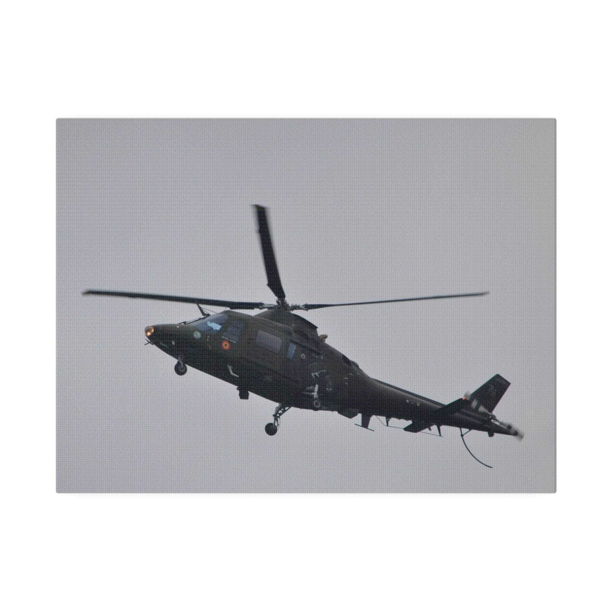 Lynx Helicopter Side View Really Close Up Canvas - The Trio Synergize Group