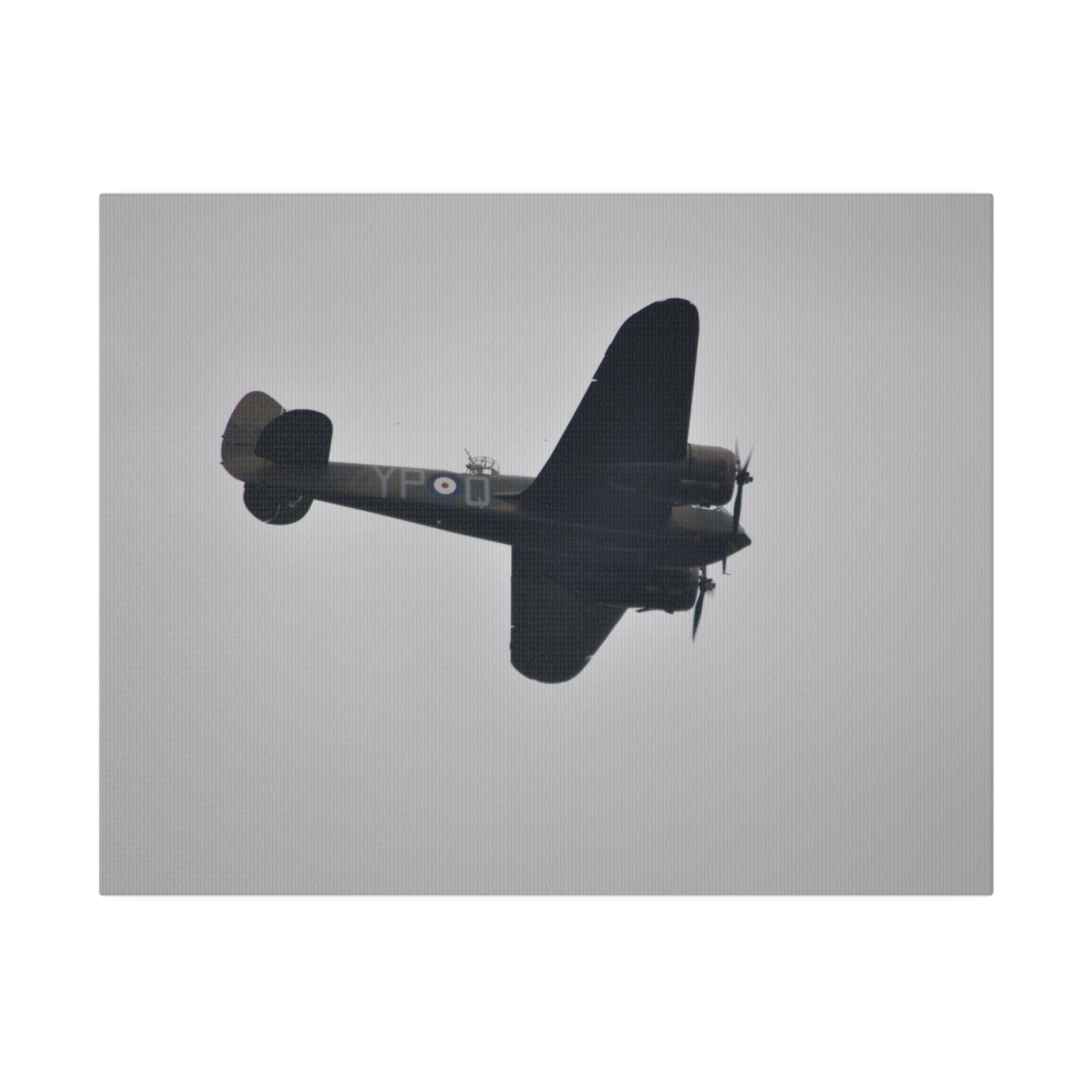 Bristol Blenheim Flying Left, With Undercarriage Canvas - The Trio Synergize Group