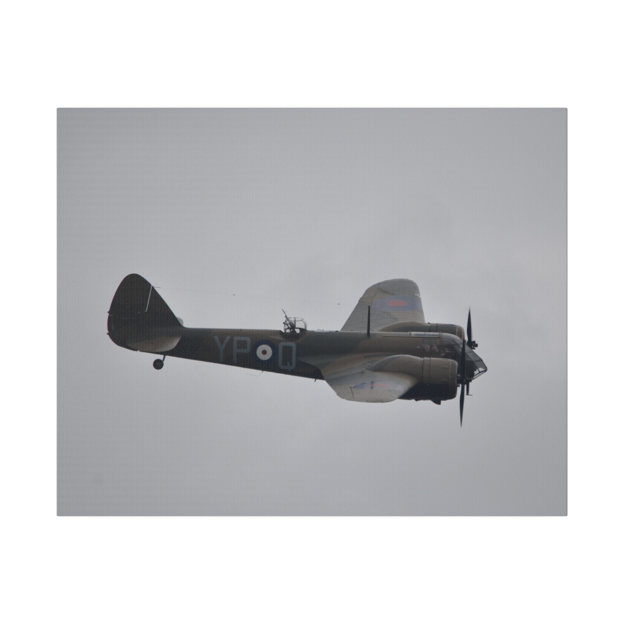 Bristol Blenheim Full View Close Up Canvas - The Trio Synergize Group