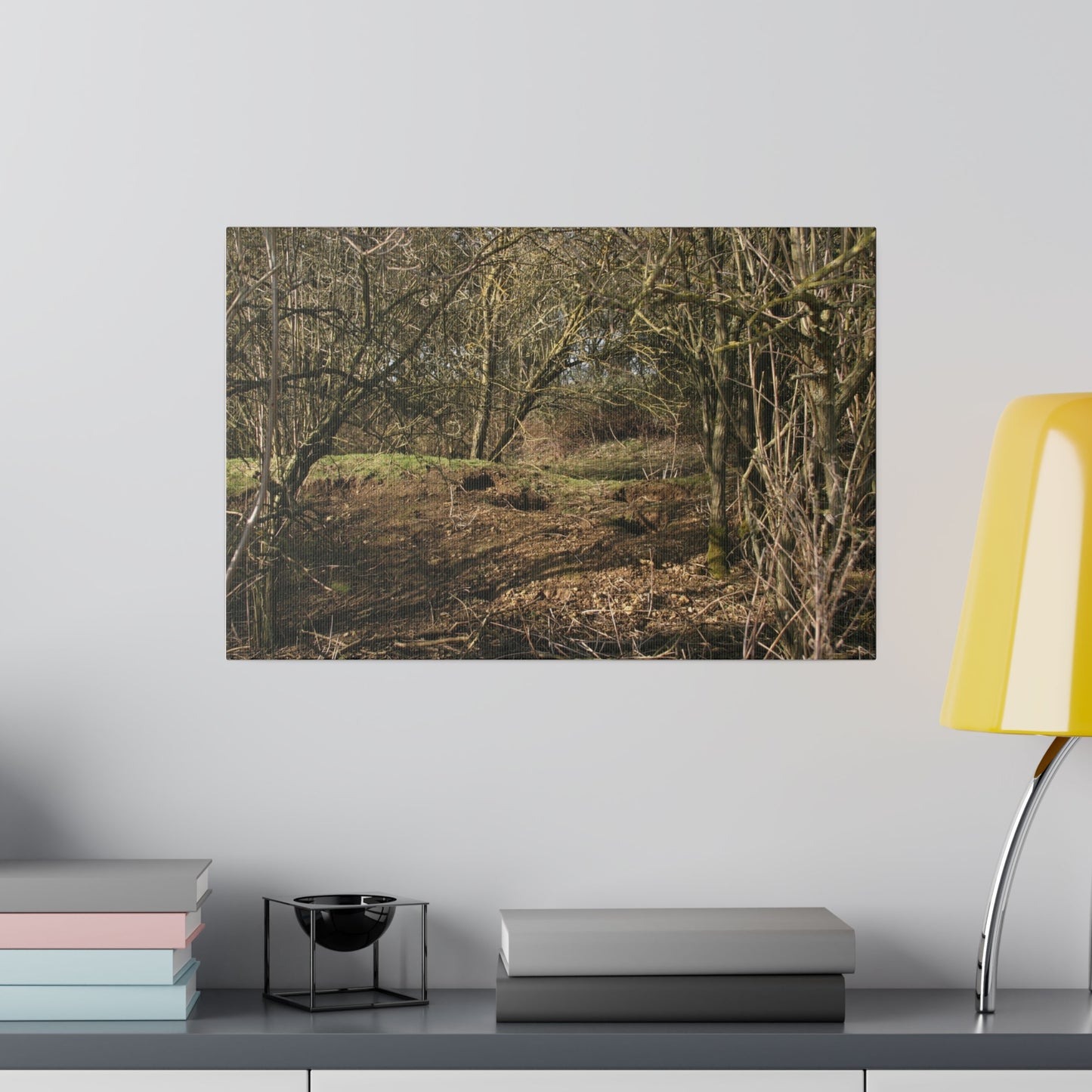 Woodland Landscape In Winter Canvas - The Trio Synergize Group