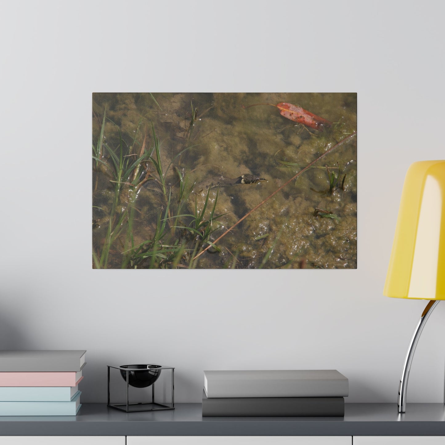 Snake In The Water Canvas Print - The Trio Synergize Group