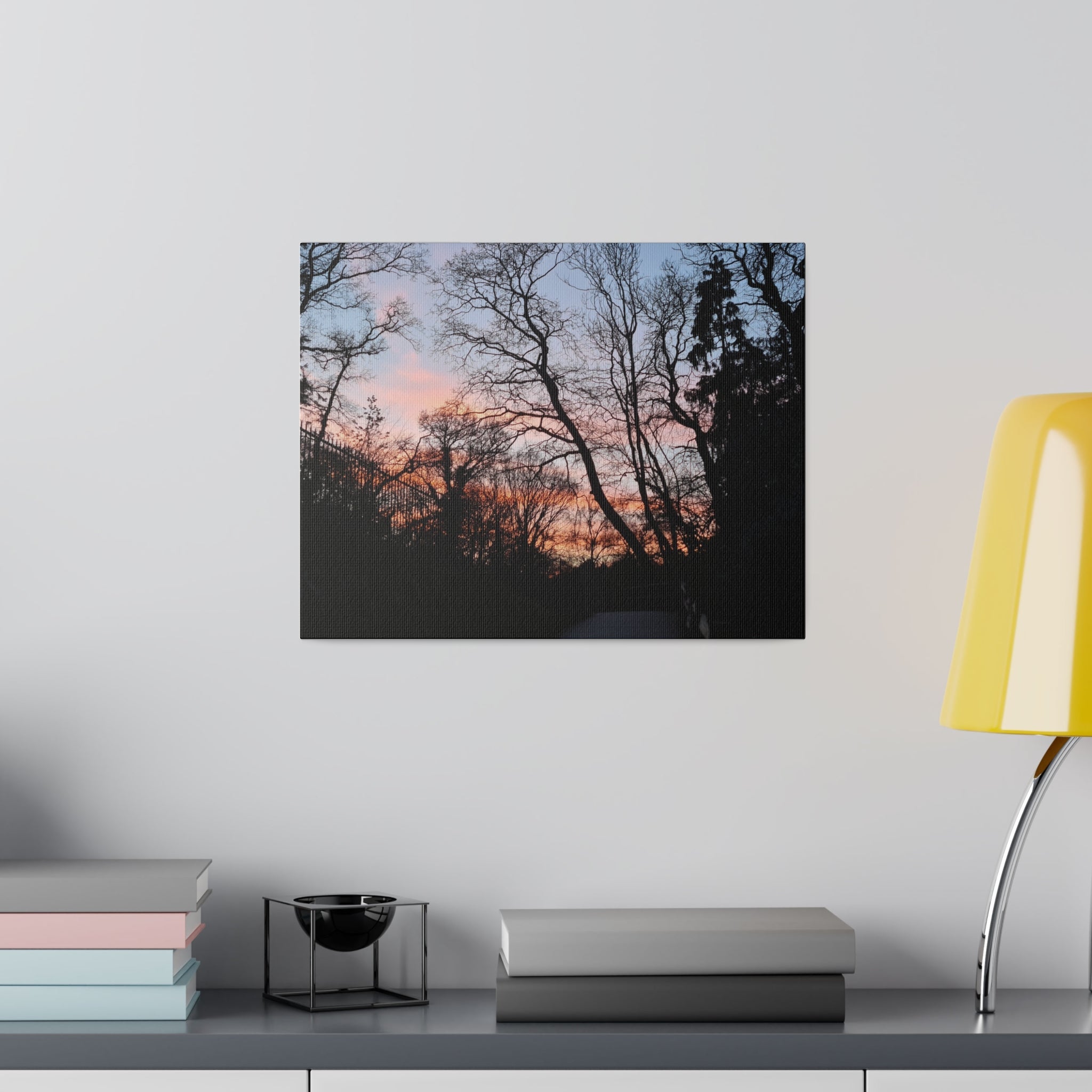 Alexandra Park Sunset Through The Trees Canvas - The Trio Synergize Group