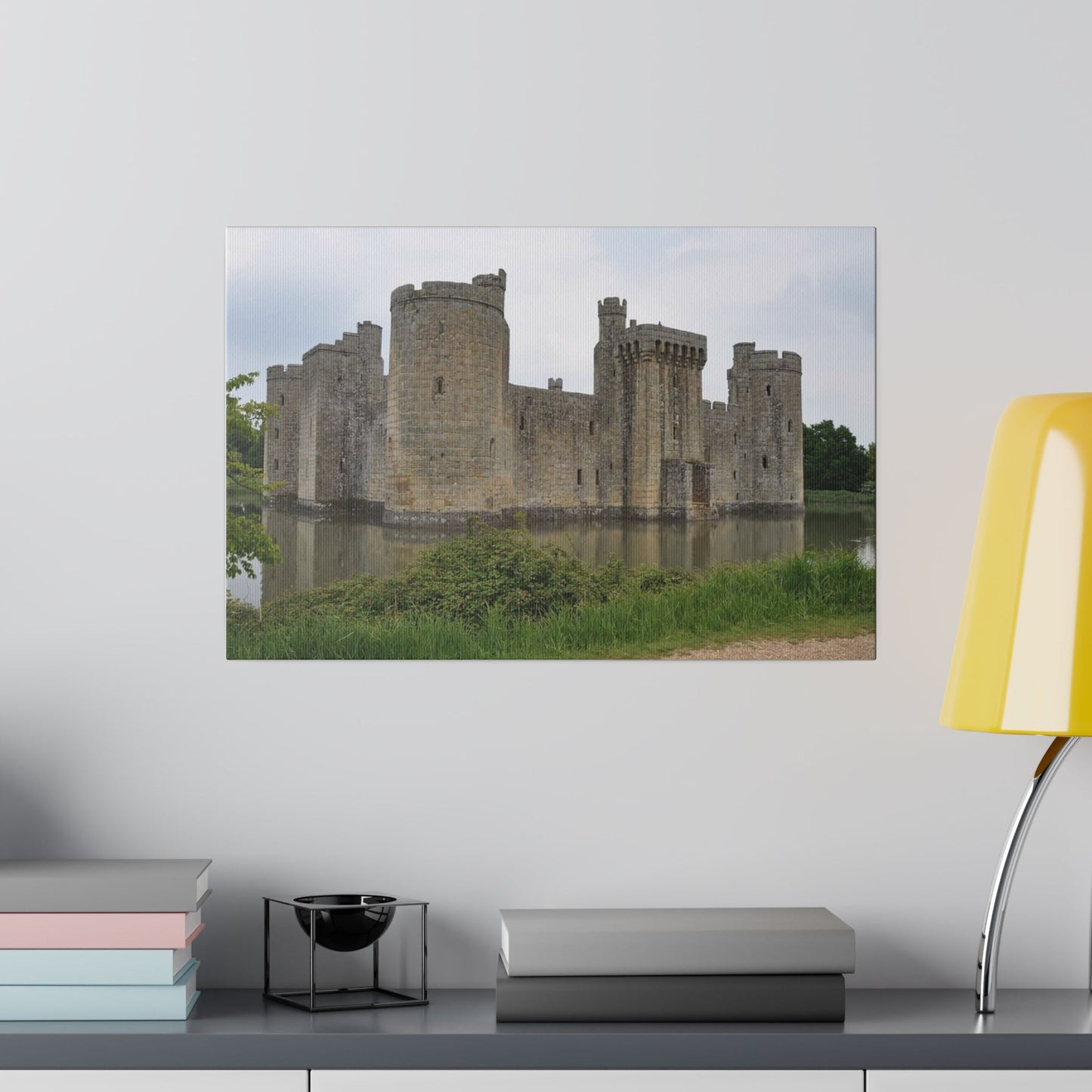 Bodiam Castle Side Angle Tower Canvas - The Trio Synergize Group