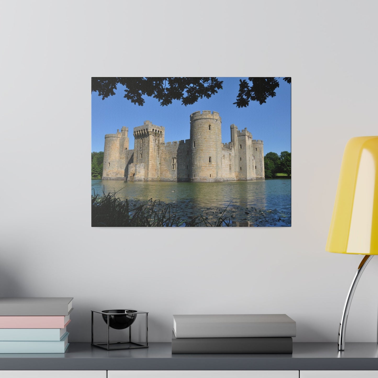 Bodiam Castle Moat Adventure Through Trees Canvas Print - The Trio Synergize Group