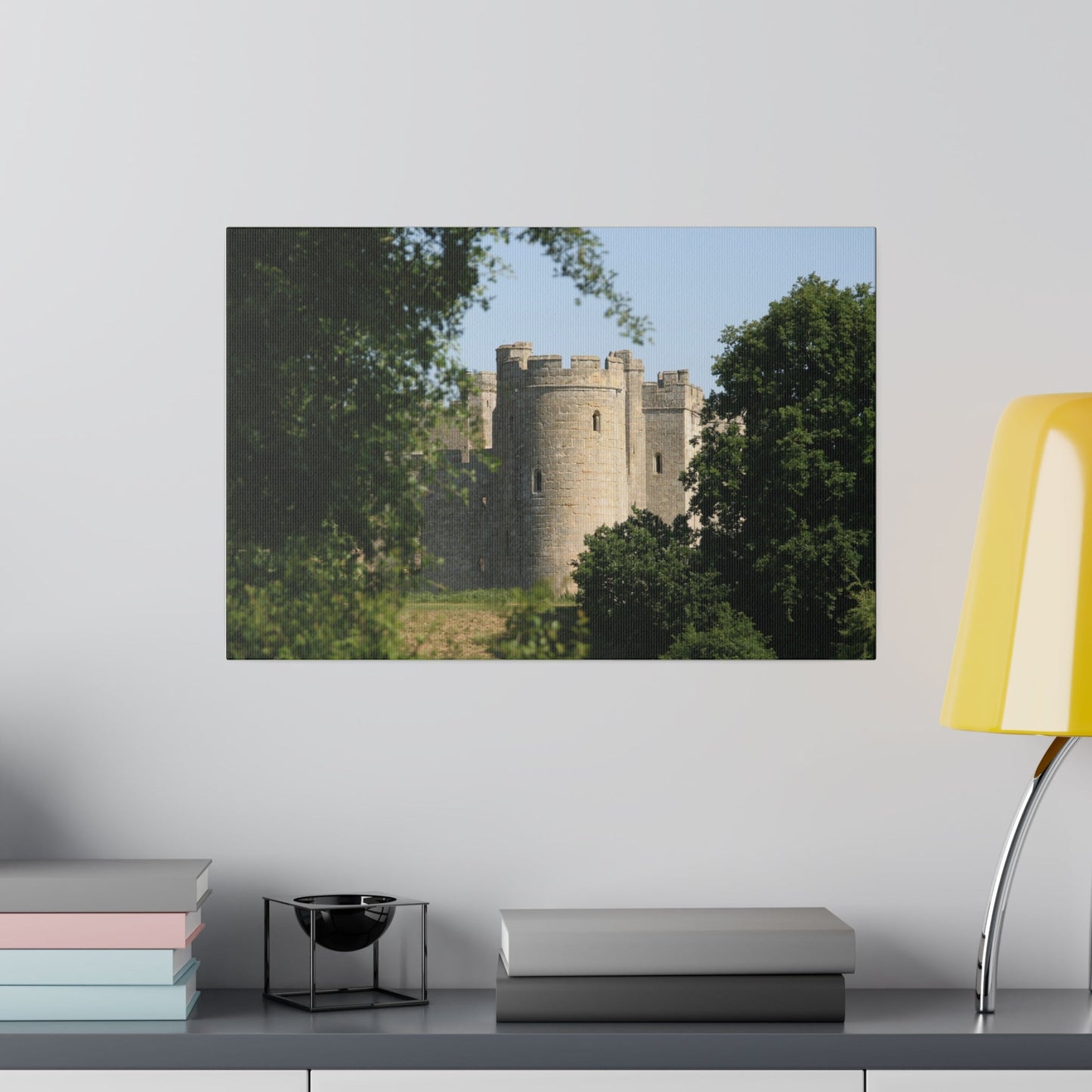 Bodiam Castle Watchtower Through The Trees Canvas - The Trio Synergize Group