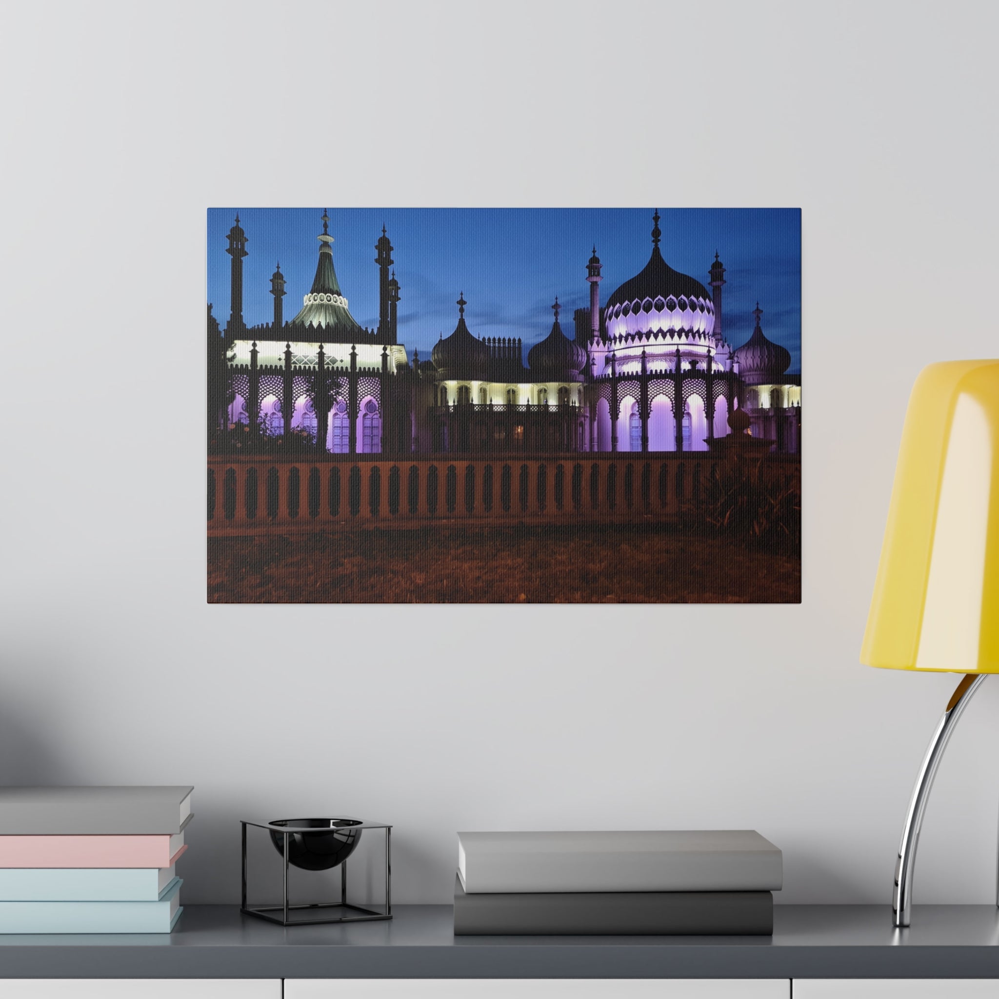 Brighton Royal Pavilion At Night Canvas - The Trio Synergize Group