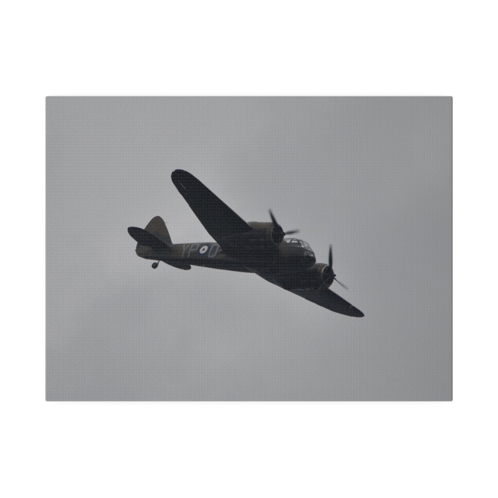 Bristol Blenheim Banking Left, With Side View Canvas - The Trio Synergize Group