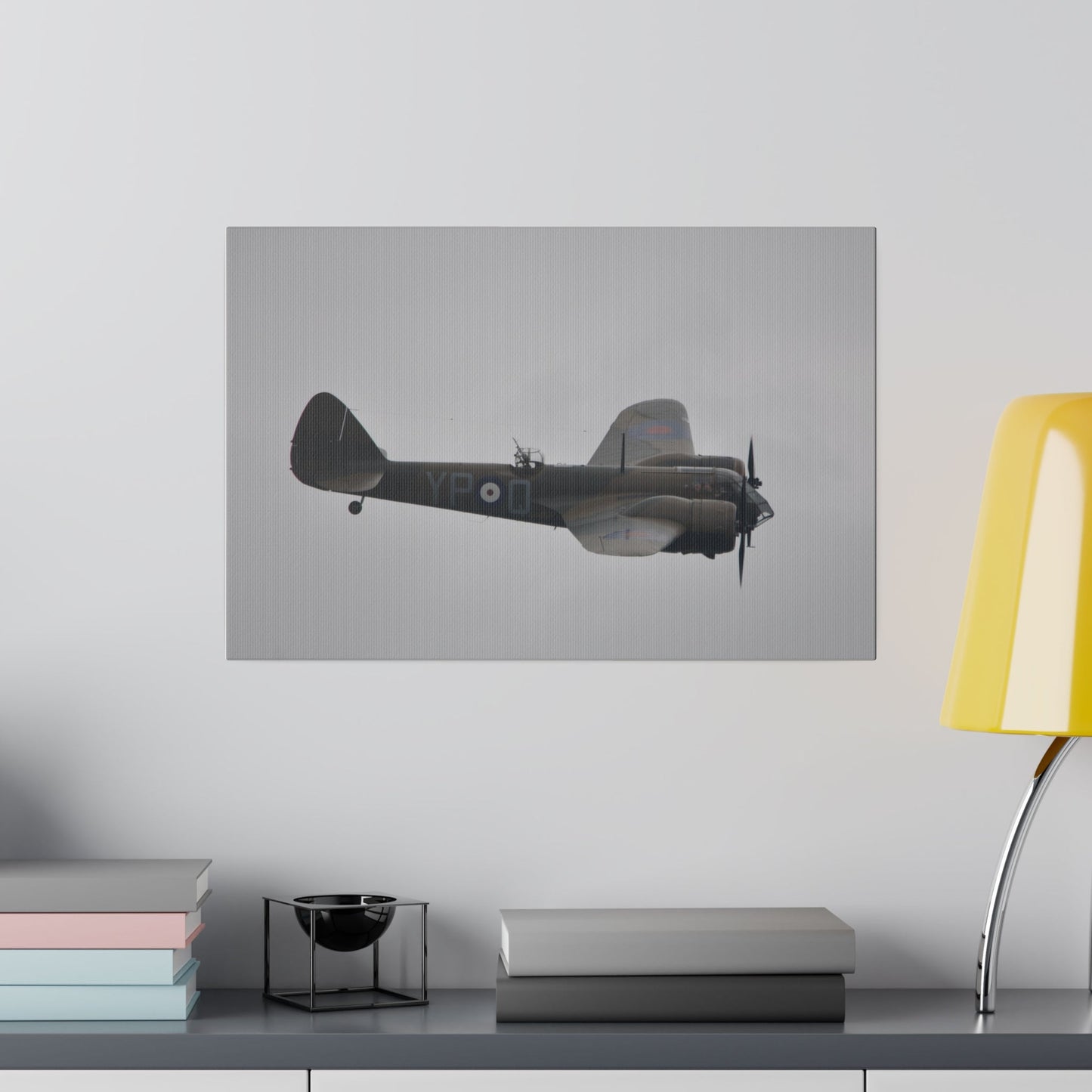 Bristol Blenheim Full View Close Up Canvas - The Trio Synergize Group