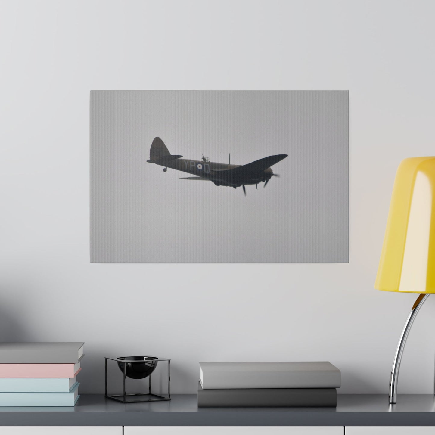 Bristol Blenheim Flying From The Left With Side View Canvas - The Trio Synergize Group