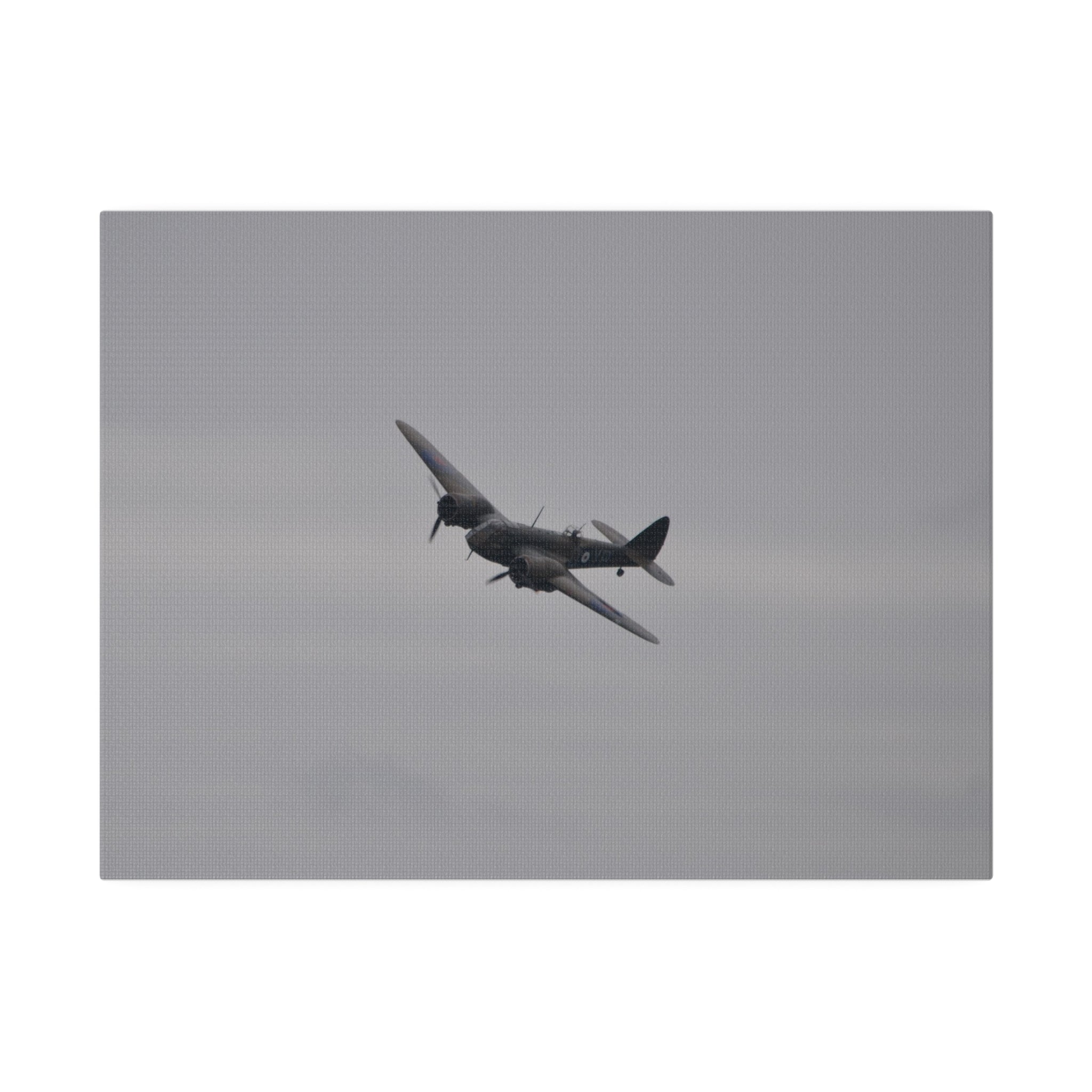 Bristol Blenheim Banking Right, Front And Top View Canvas - The Trio Synergize Group