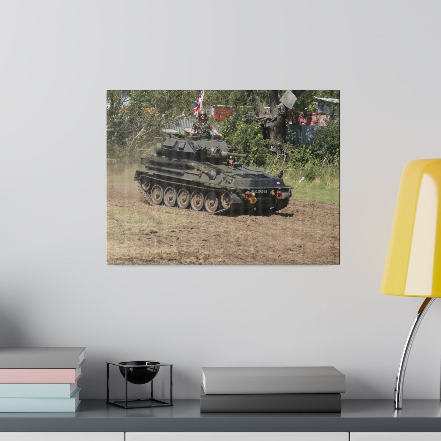 British Scorpion Tank Canvas Print - The Trio Synergize Group
