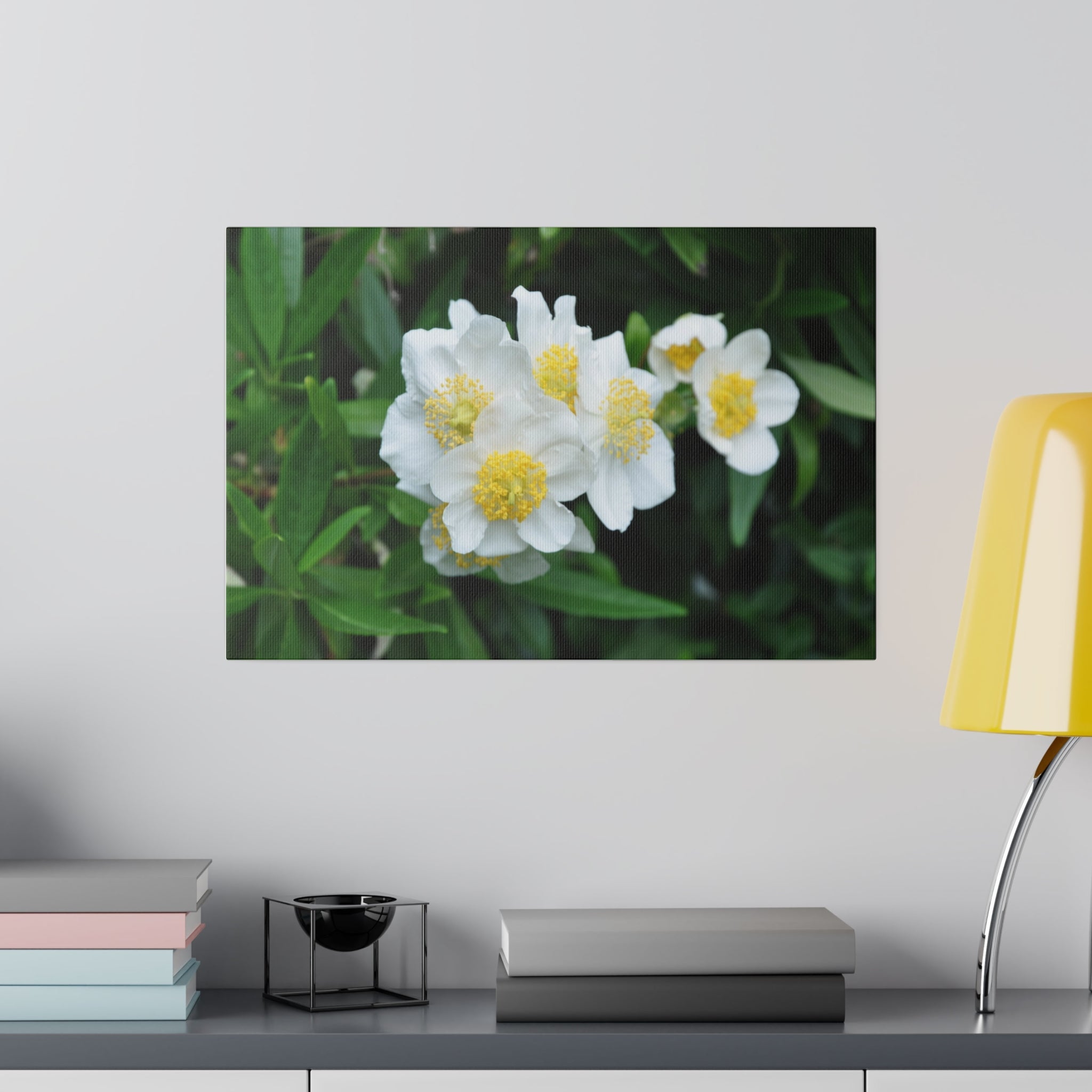 Californica Cluster: White Flower Canvas Fun! - The Trio Synergize Group