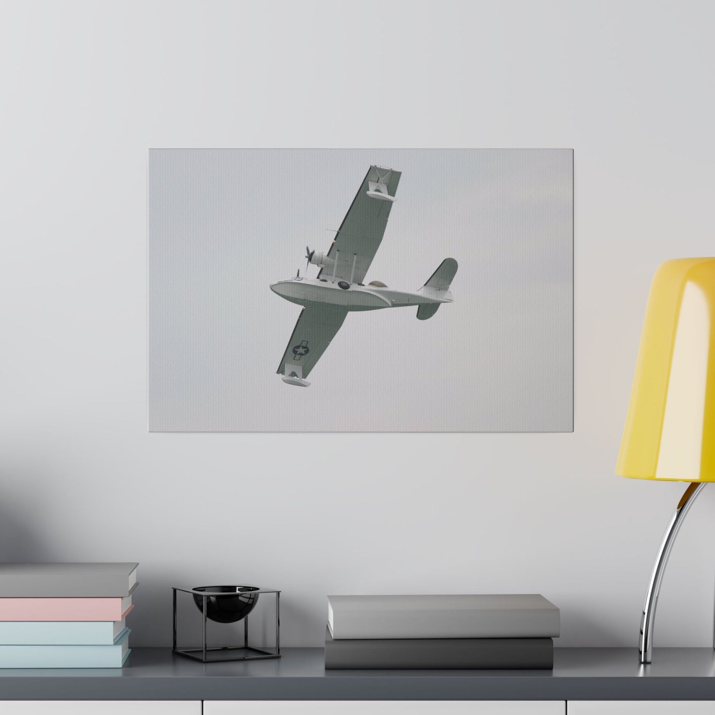 Catalina Flying Close Up Canvas - The Trio Synergize Group