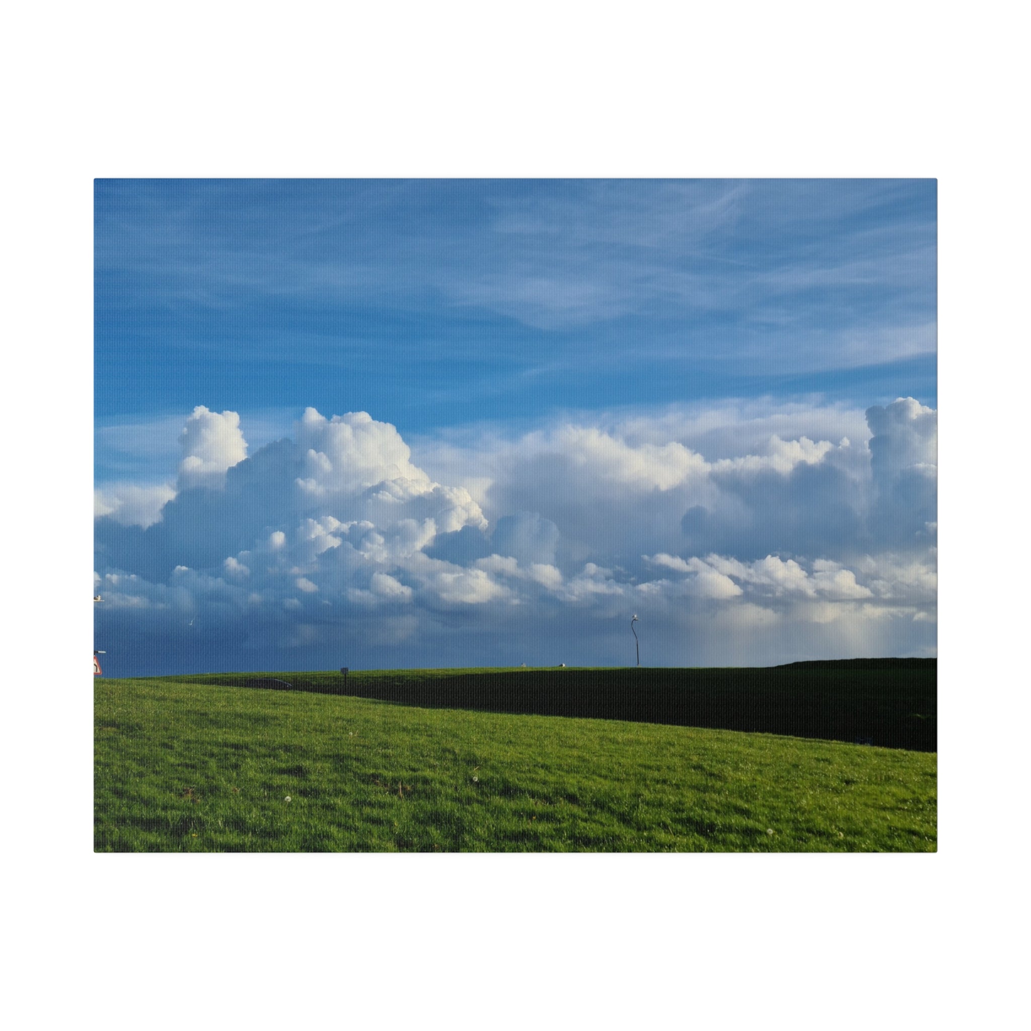 Cloud Formations On The West-hill, Matte Canvas - The Trio Synergize Group
