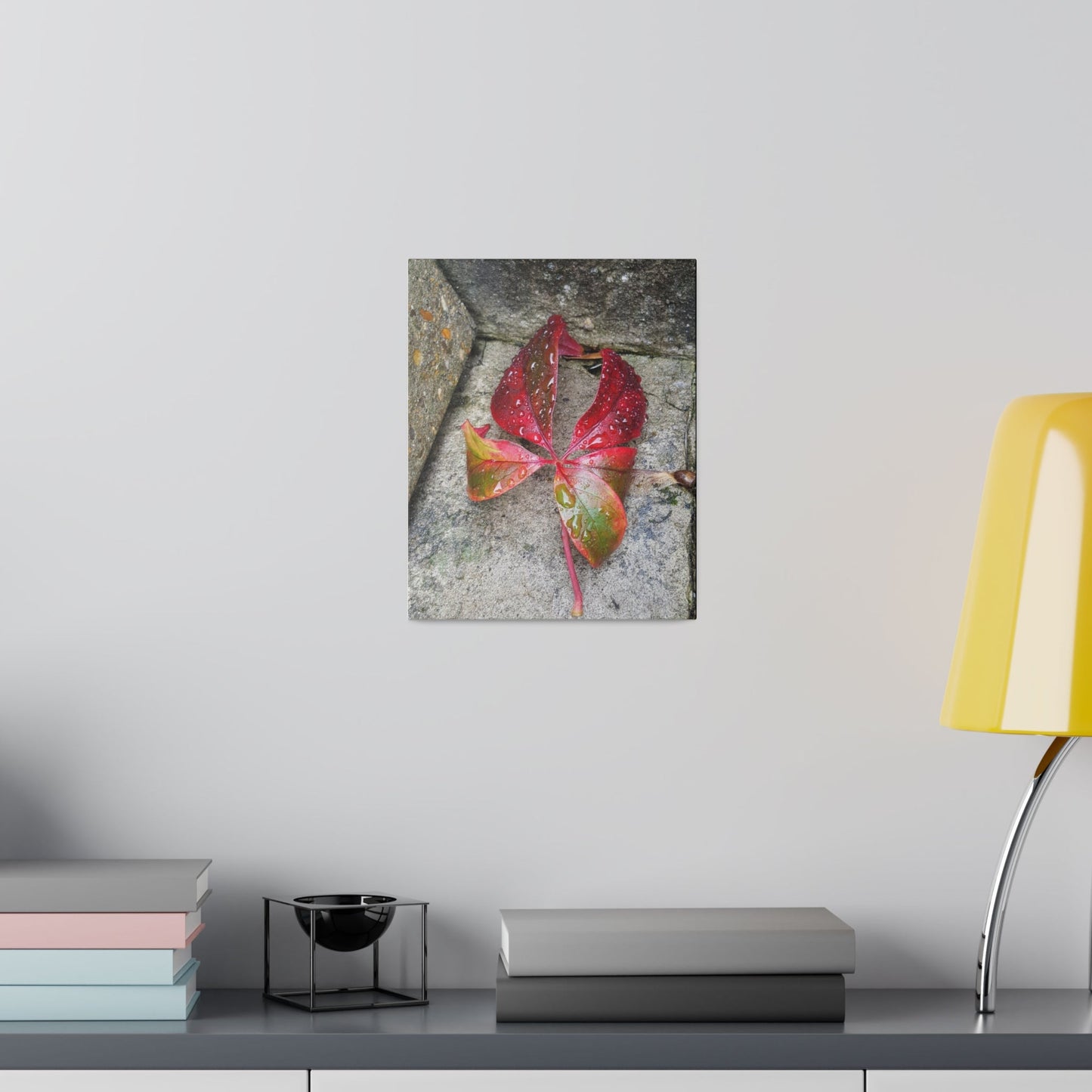 Rainbow Leaf Canvas - Whimsical Print - The Trio Synergize Group