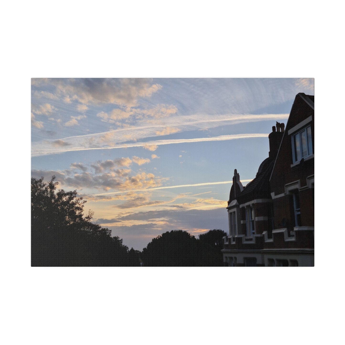 Combination Of Different Clouds On A Blue Sky, Matte Canvas, Stretched, 0.75" - The Trio Synergize Group