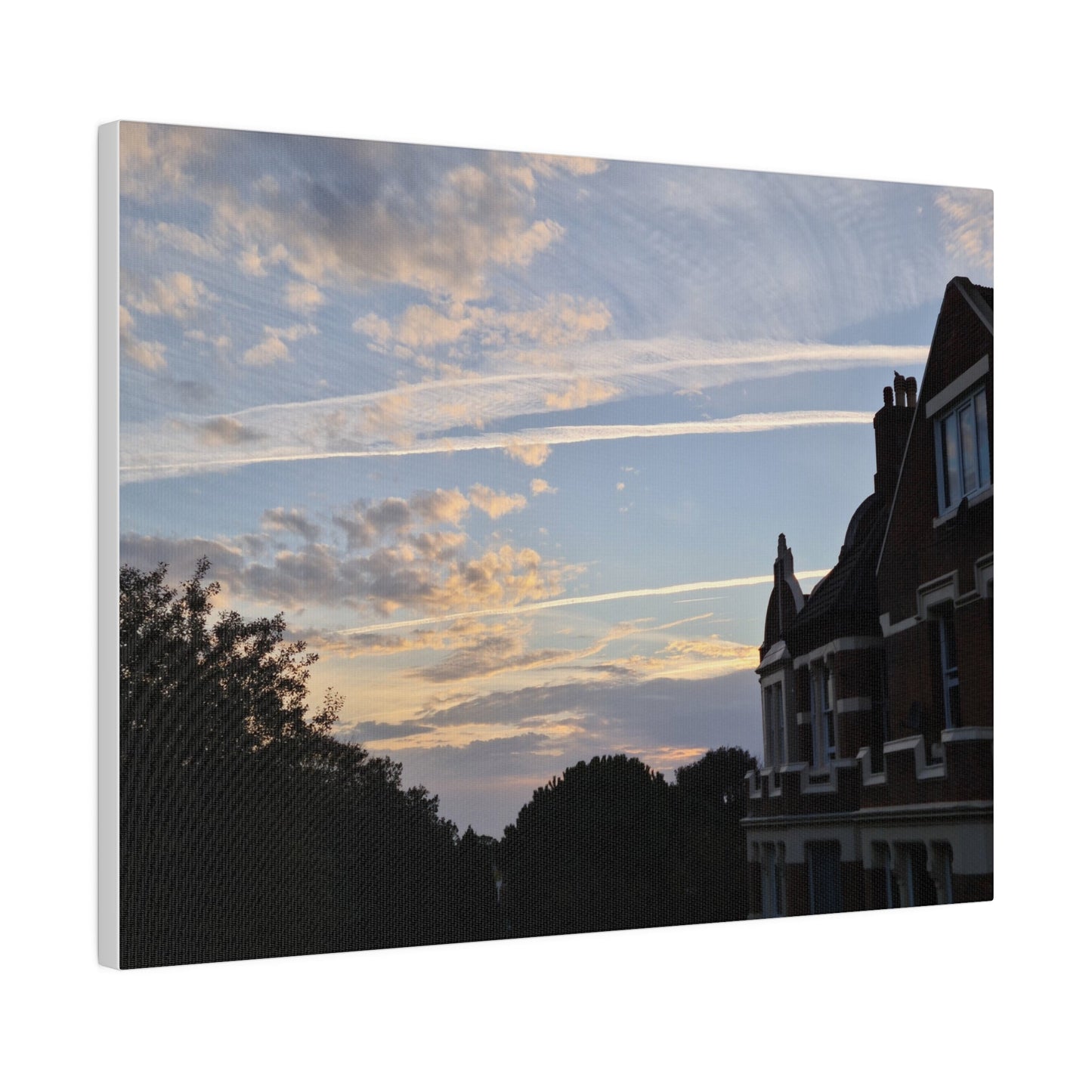 Combination Of Different Clouds On A Blue Sky, Matte Canvas, Stretched, 0.75" - The Trio Synergize Group