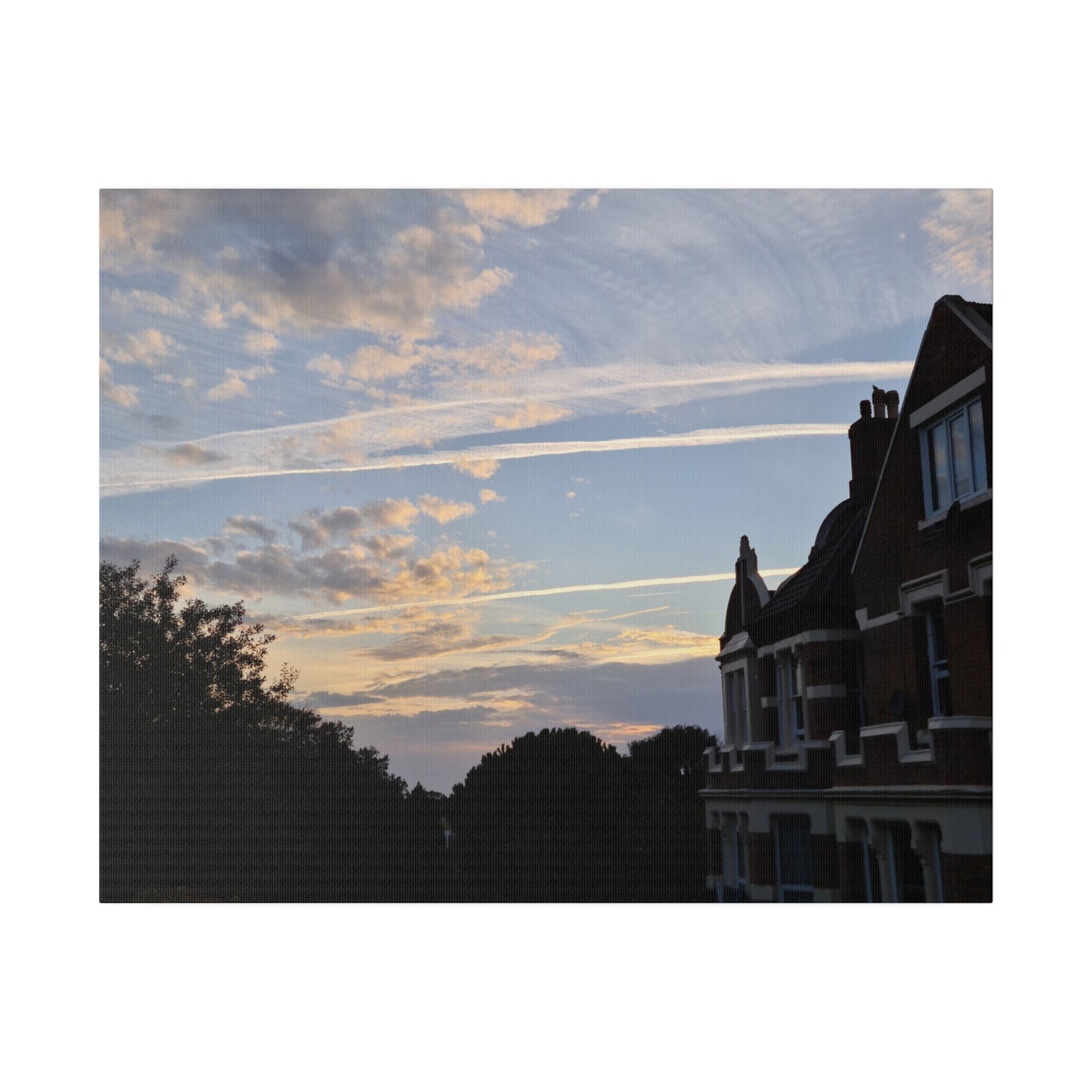 Combination Of Different Clouds On A Blue Sky, Matte Canvas, Stretched, 0.75" - The Trio Synergize Group