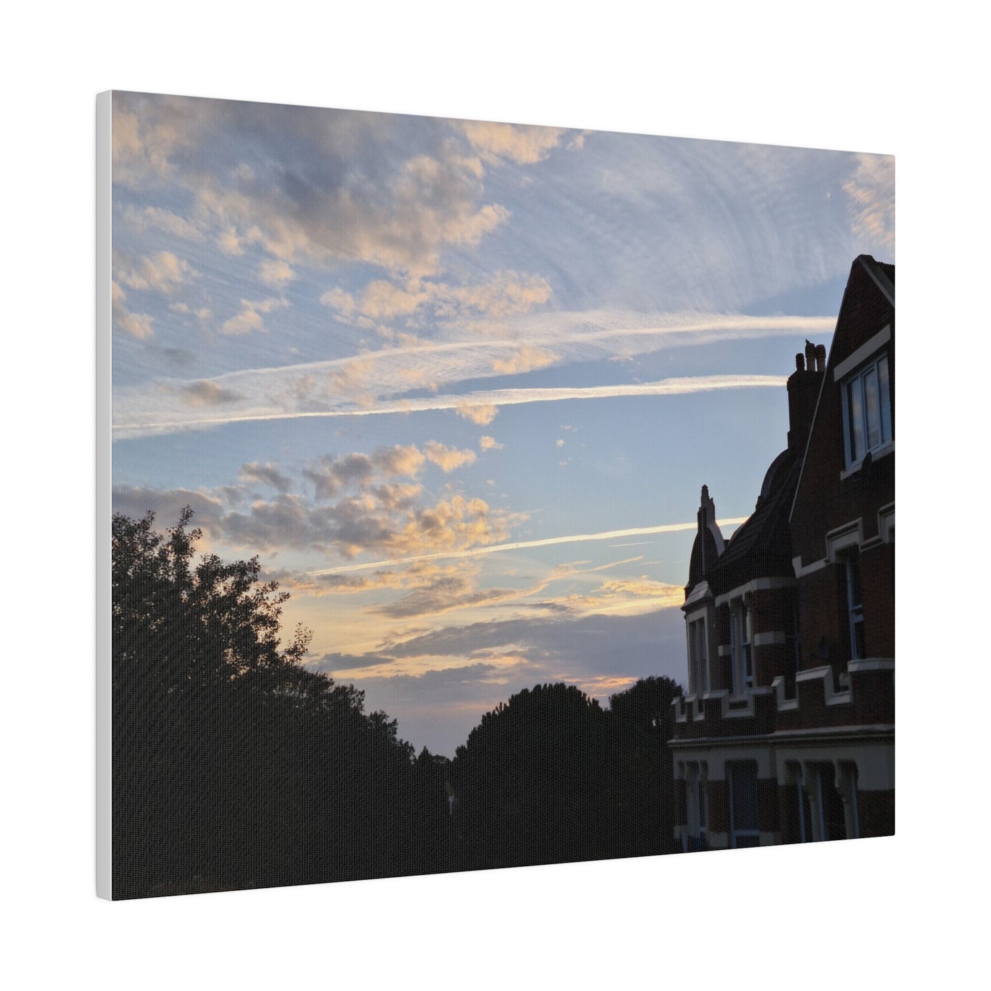Combination Of Different Clouds On A Blue Sky, Matte Canvas, Stretched, 0.75" - The Trio Synergize Group