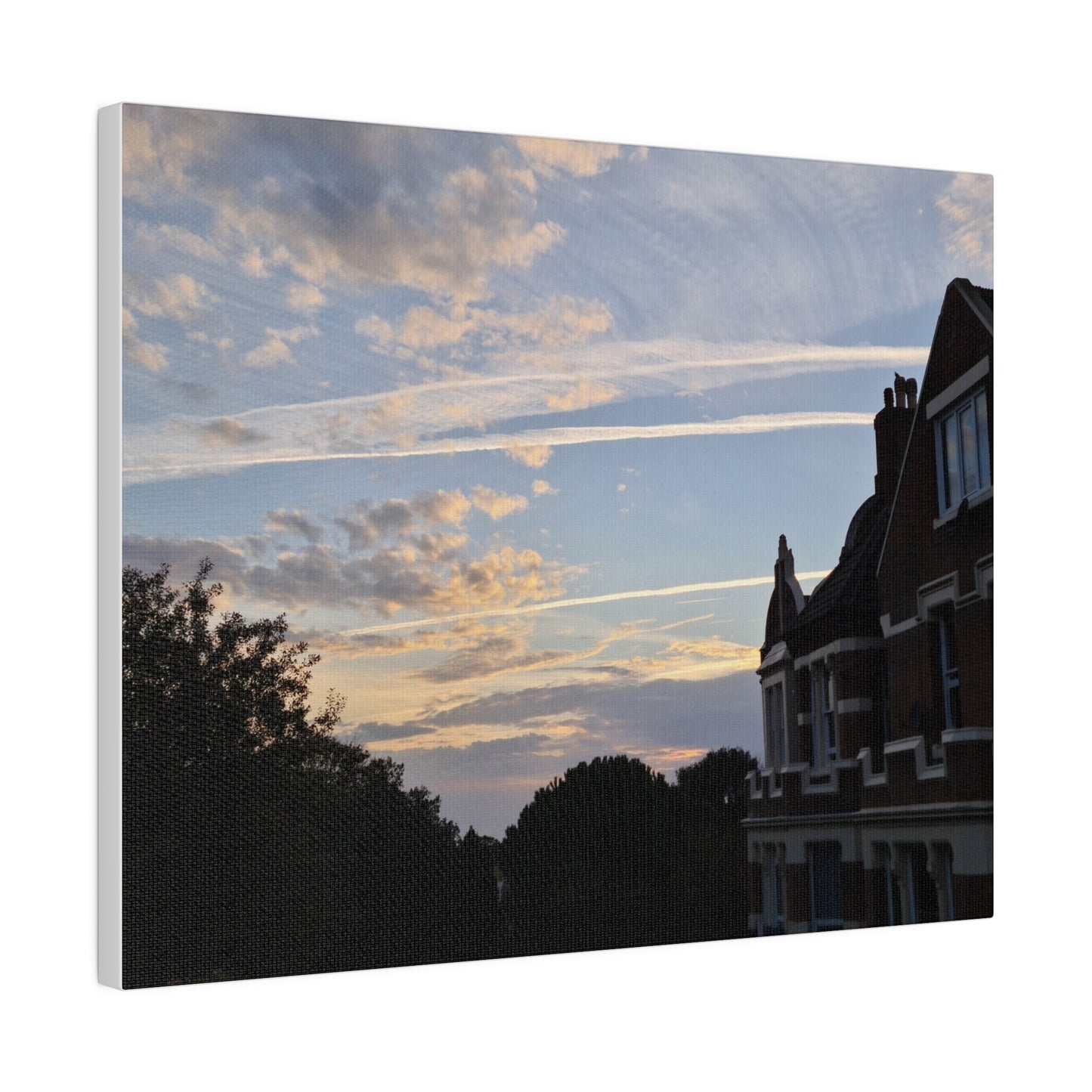 Combination Of Different Clouds On A Blue Sky, Matte Canvas, Stretched, 0.75" - The Trio Synergize Group