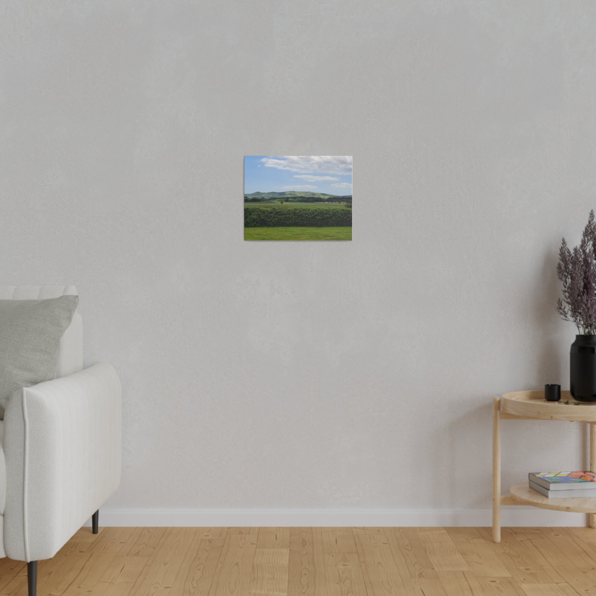 Countryside And A Hill In Background Canvas - The Trio Synergize Group