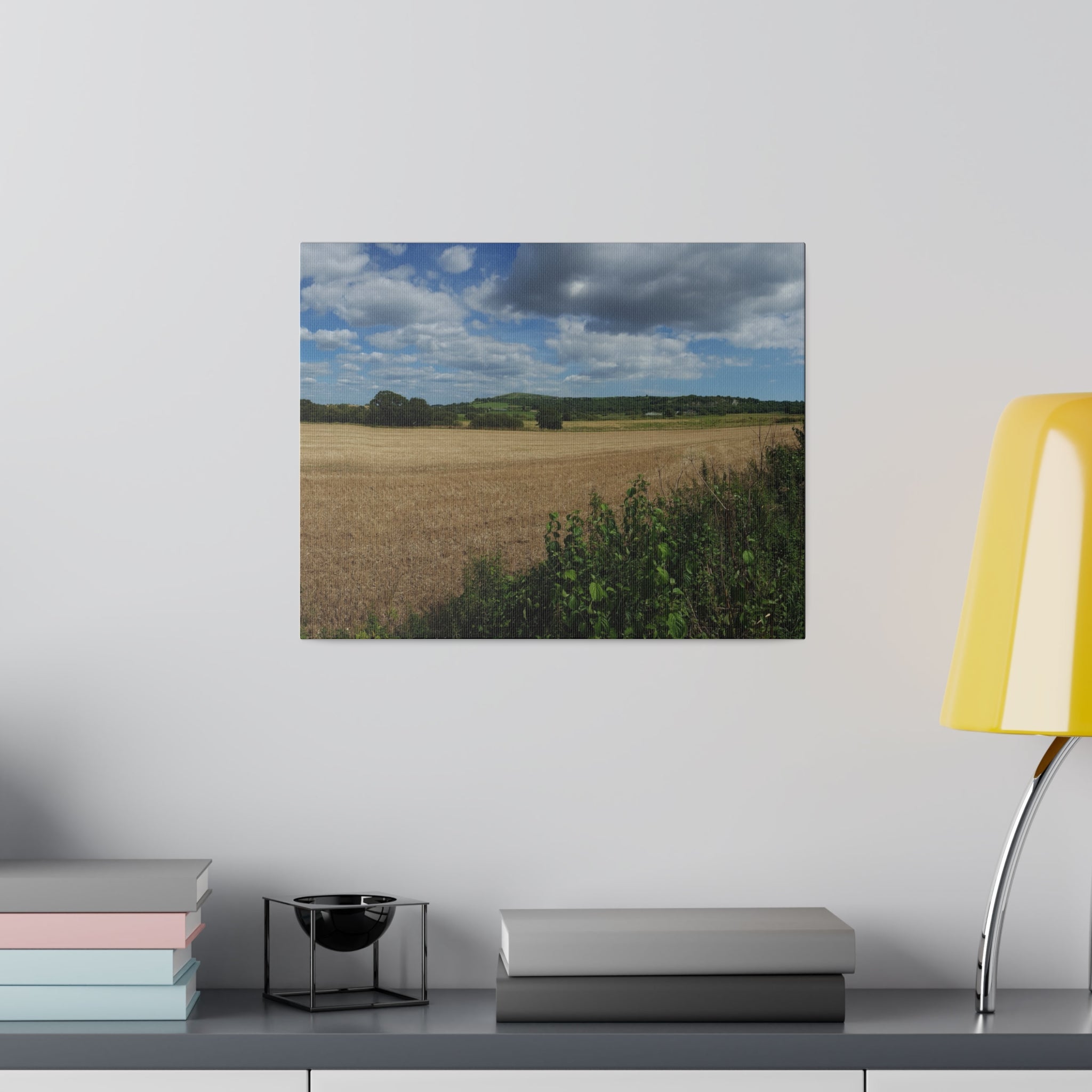 Countryside Farm Fields Landscape Canvas - The Trio Synergize Group
