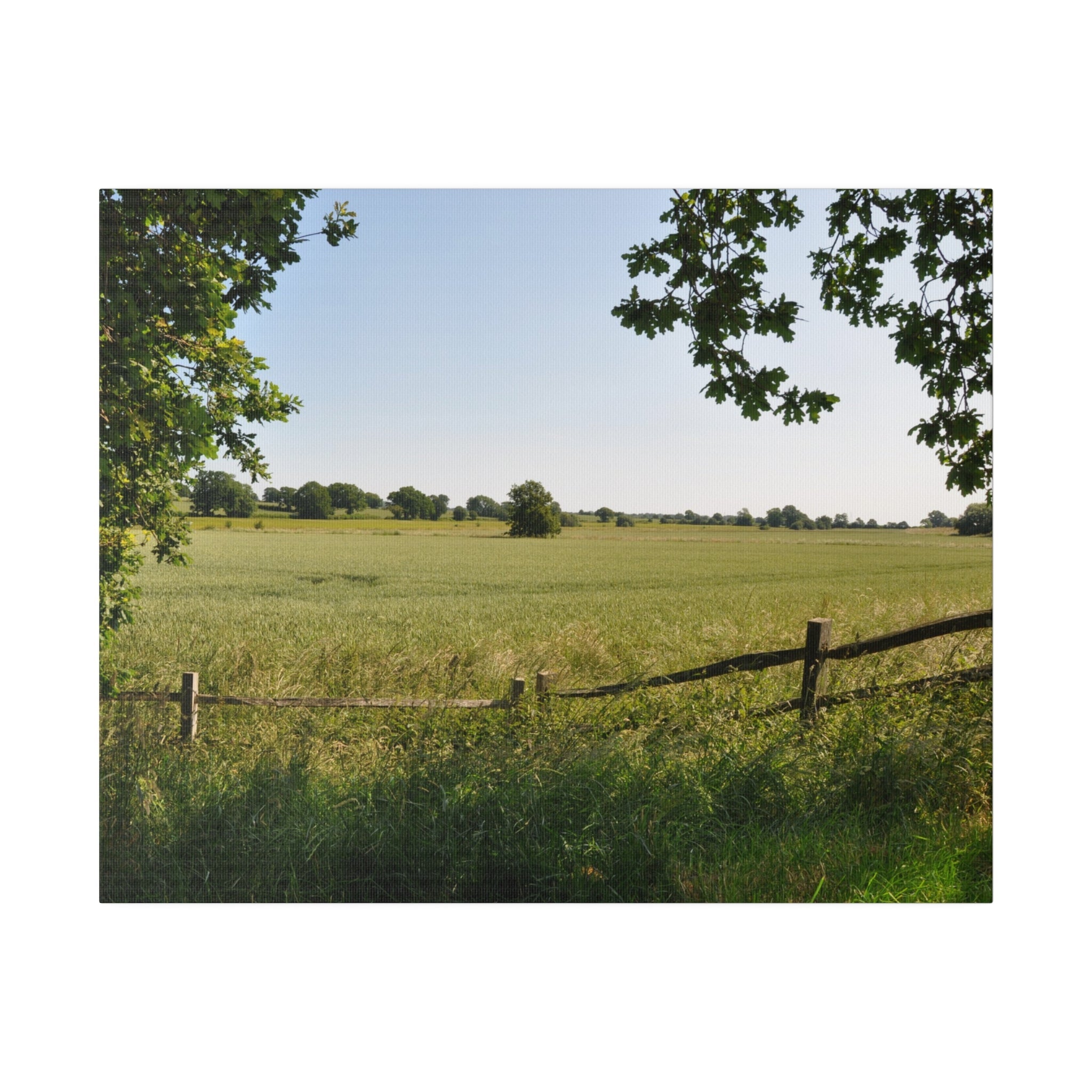Countryside Landscape Fields Near Bodiam Castle Canvas - The Trio Synergize Group
