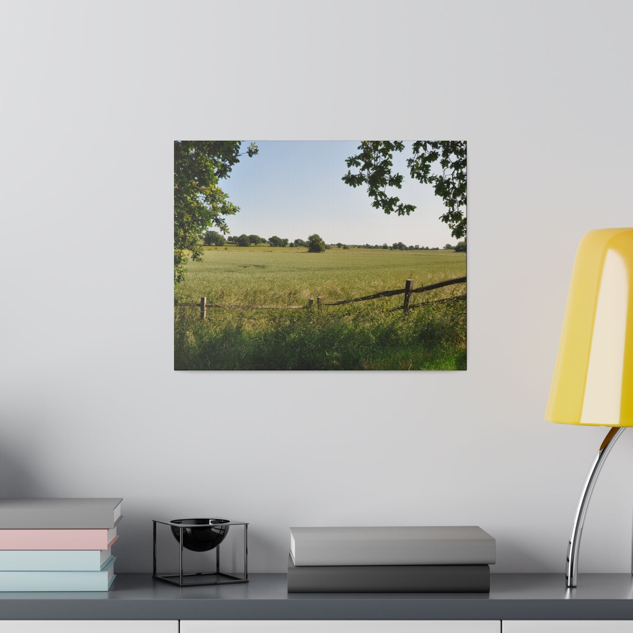 Countryside Landscape Fields Near Bodiam Castle Canvas - The Trio Synergize Group