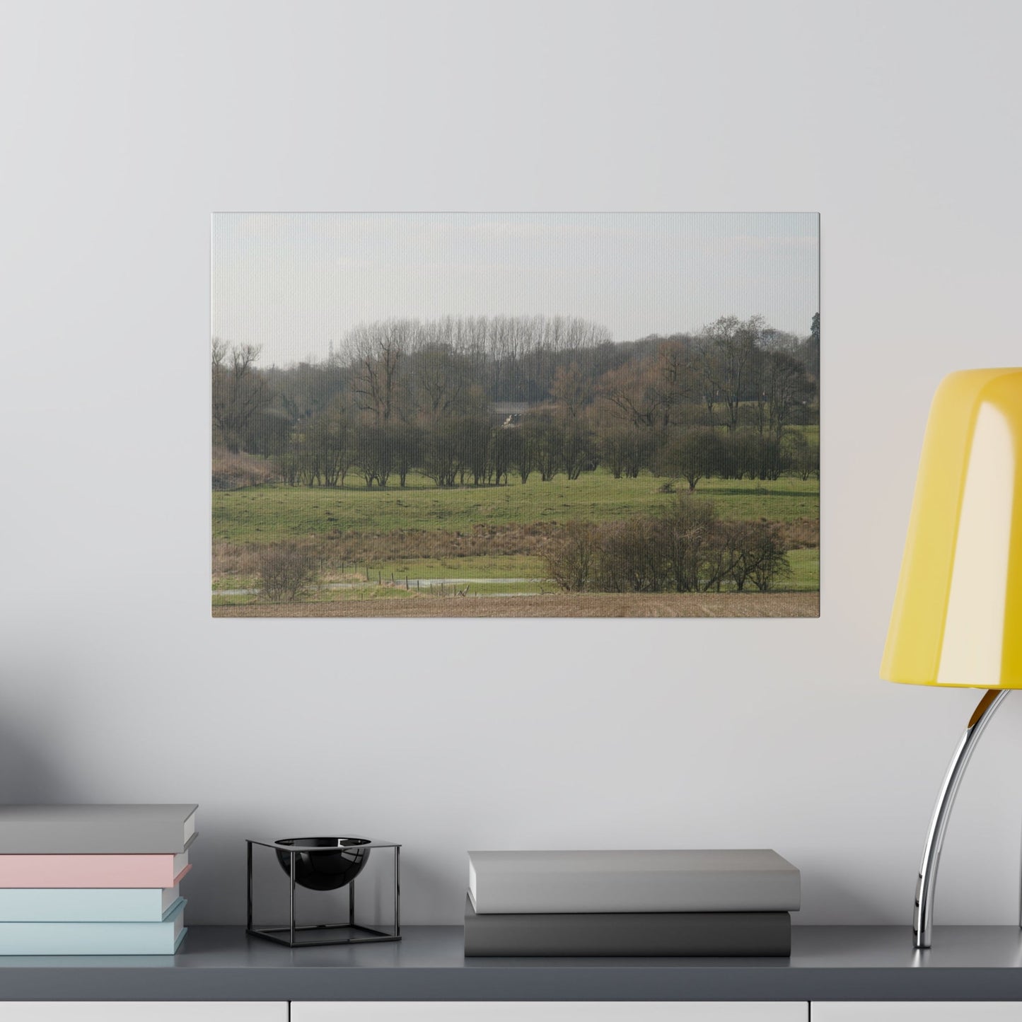 Countryside Landscape With Trees Canvas - The Trio Synergize Group