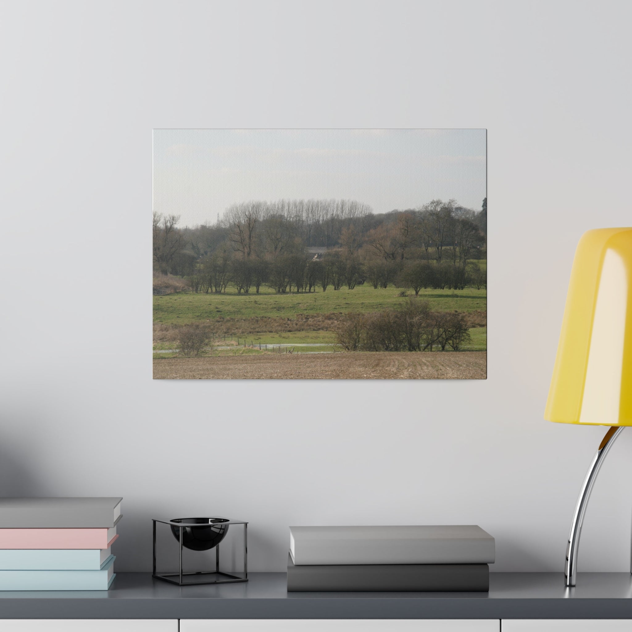 Countryside Landscape With Trees Canvas - The Trio Synergize Group