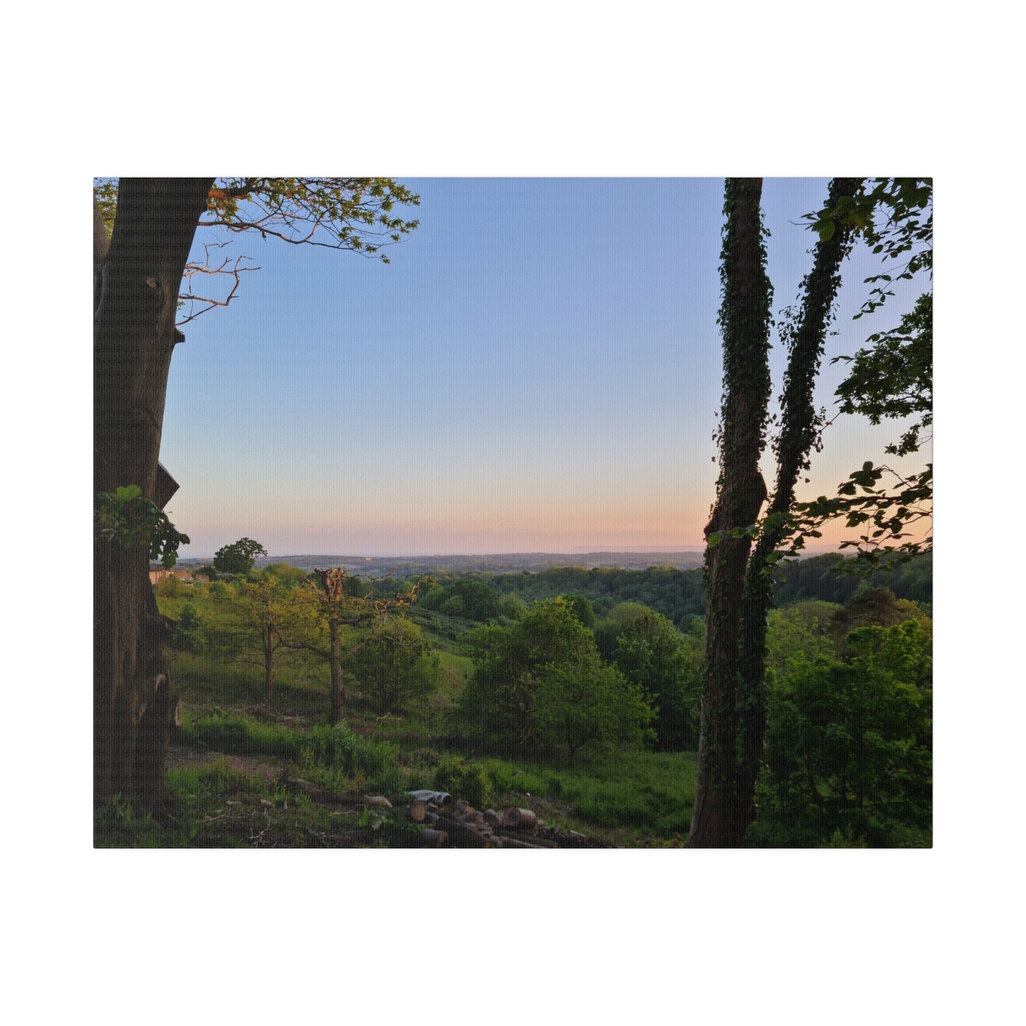 Crowhurst, Landscape Photo With A Slight Sunset Canvas - The Trio Synergize Group