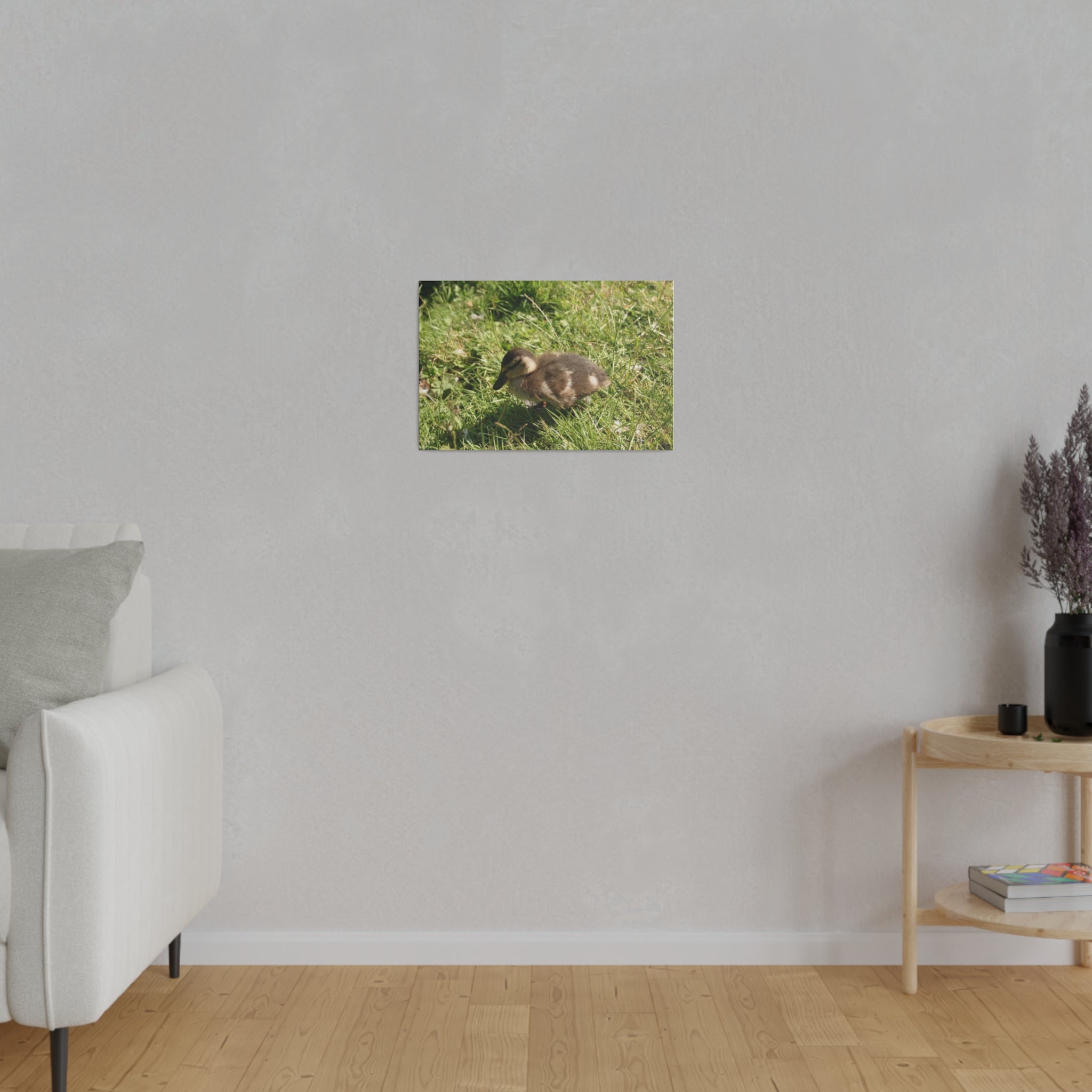 Single Duckling Sitting Canvas - The Trio Synergize Group