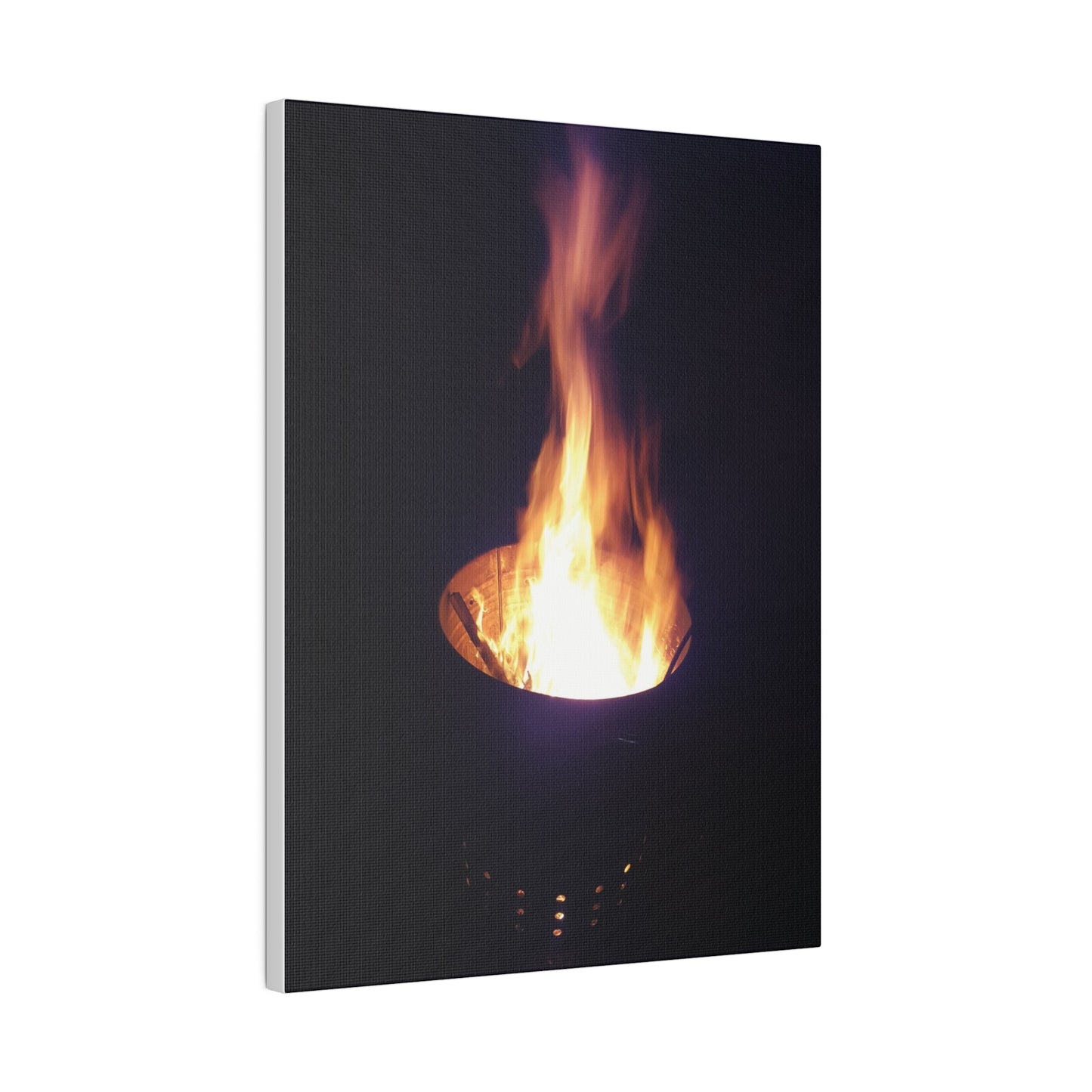 Fire Pit, Matte Canvas, Stretched, 0.75" - The Trio Synergize Group