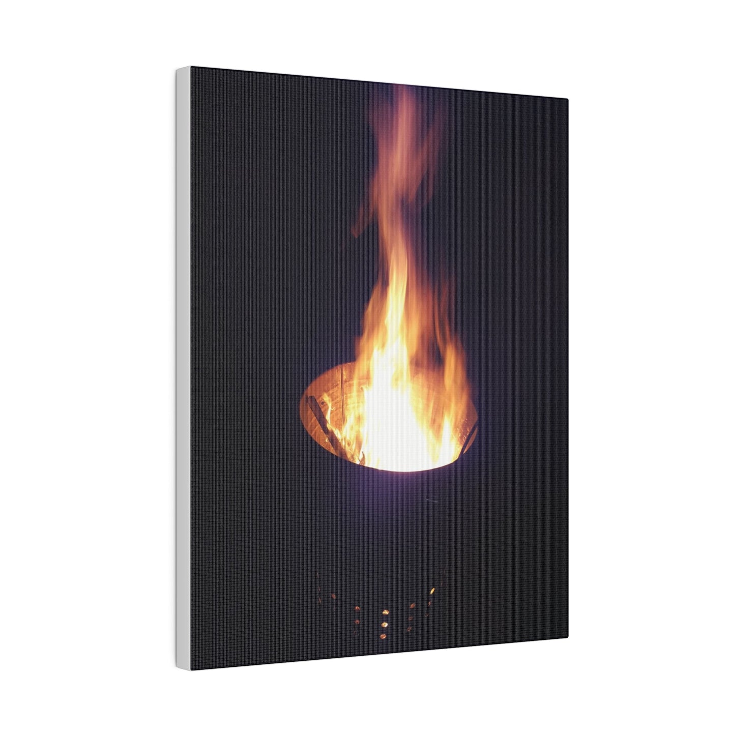 Fire Pit, Matte Canvas, Stretched, 0.75" - The Trio Synergize Group