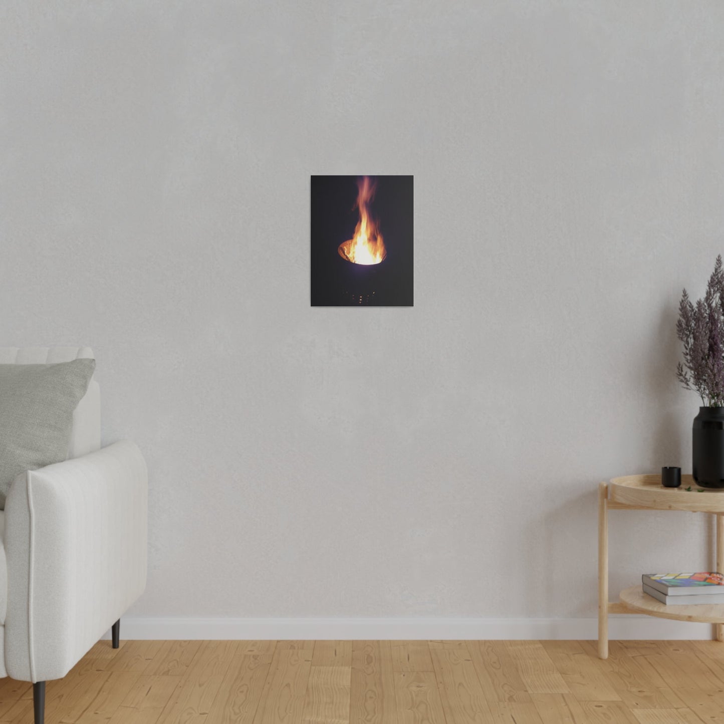 Fire Pit, Matte Canvas, Stretched, 0.75" - The Trio Synergize Group
