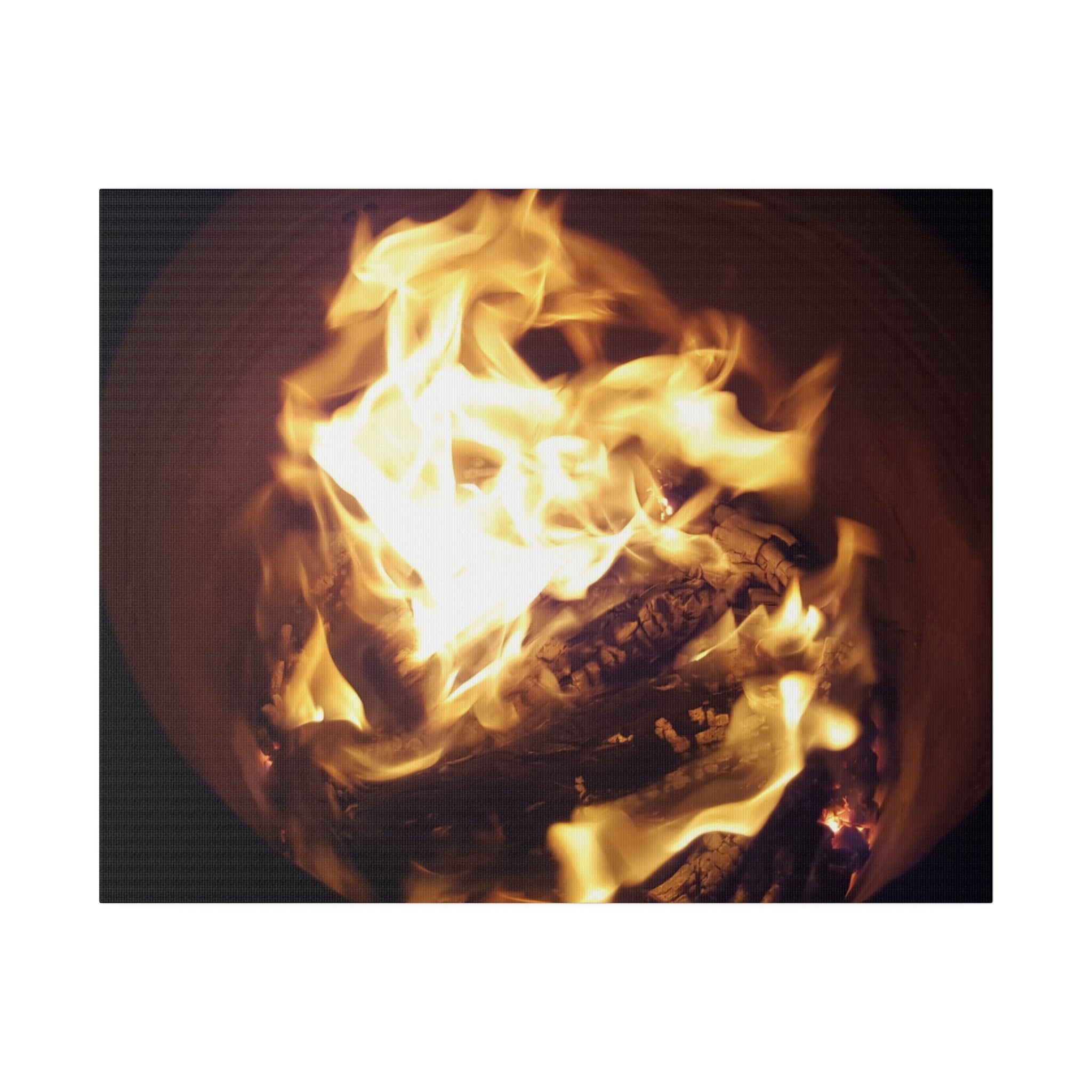 Fire Pit Dancing Flames Canvas - The Trio Synergize Group