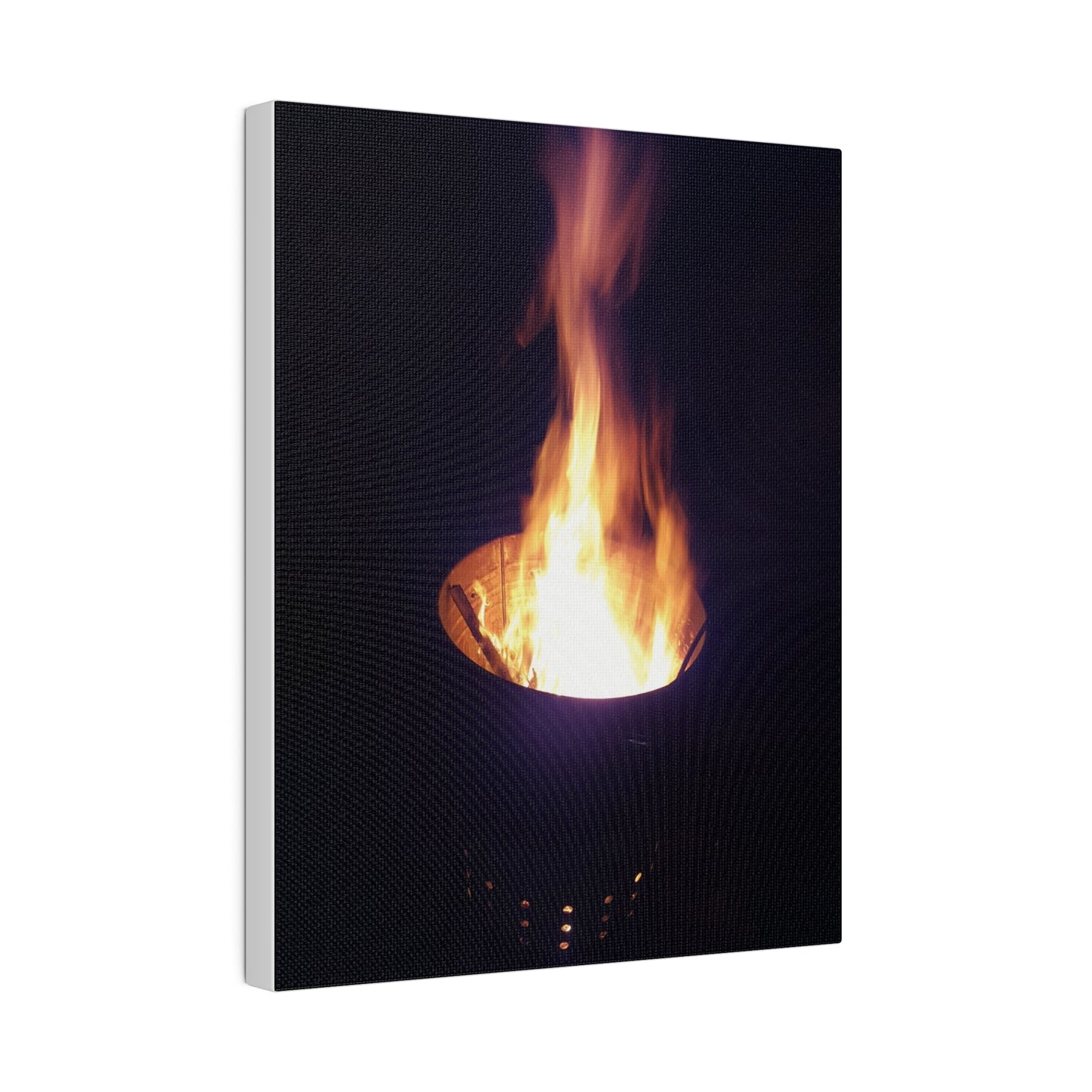 Fire Pit, Matte Canvas, Stretched, 0.75" - The Trio Synergize Group