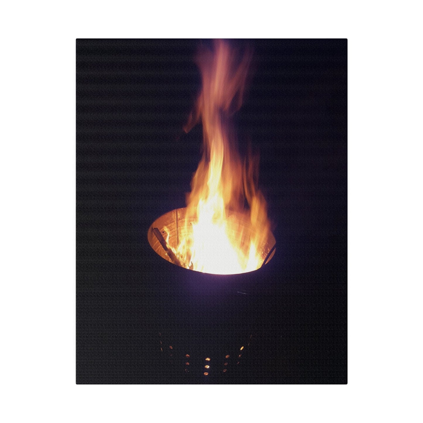Fire Pit, Matte Canvas, Stretched, 0.75" - The Trio Synergize Group