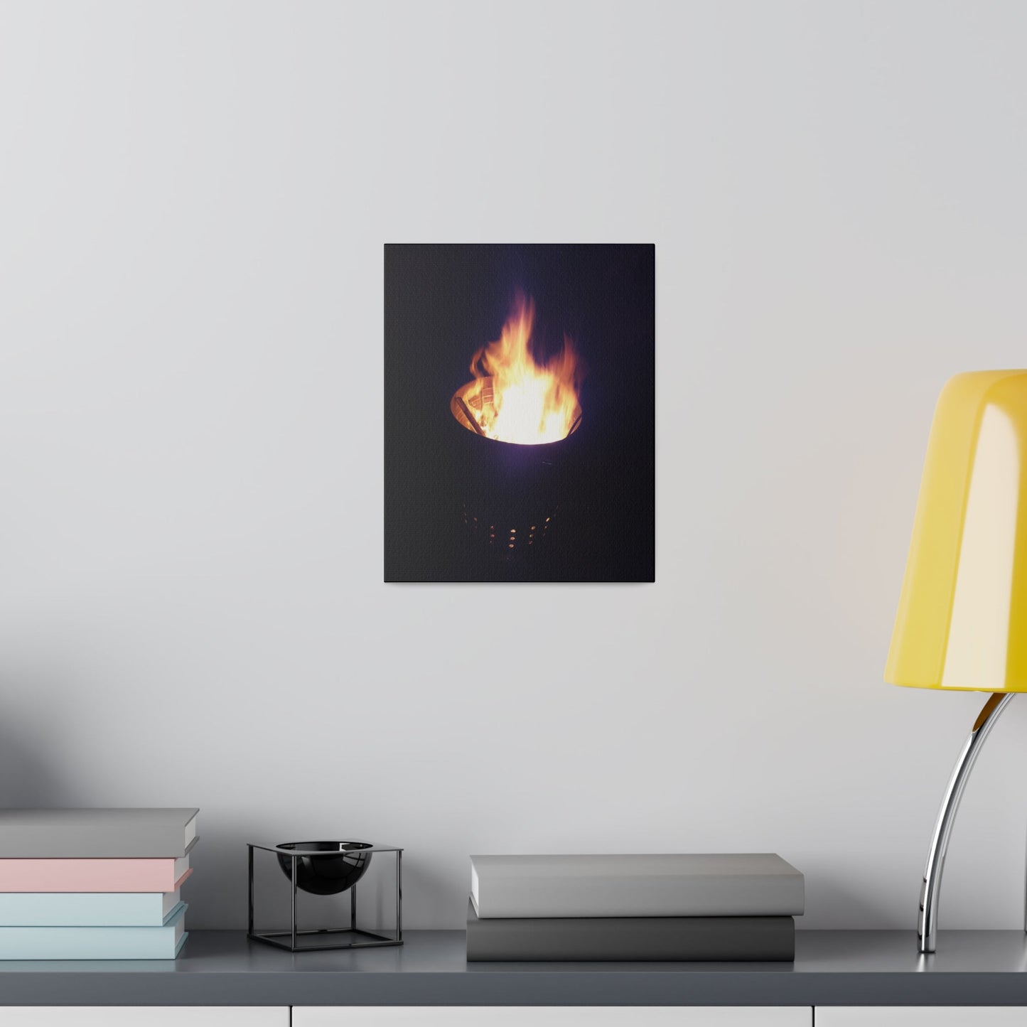 Fire Pit Short Dancing Flames Canvas - The Trio Synergize Group