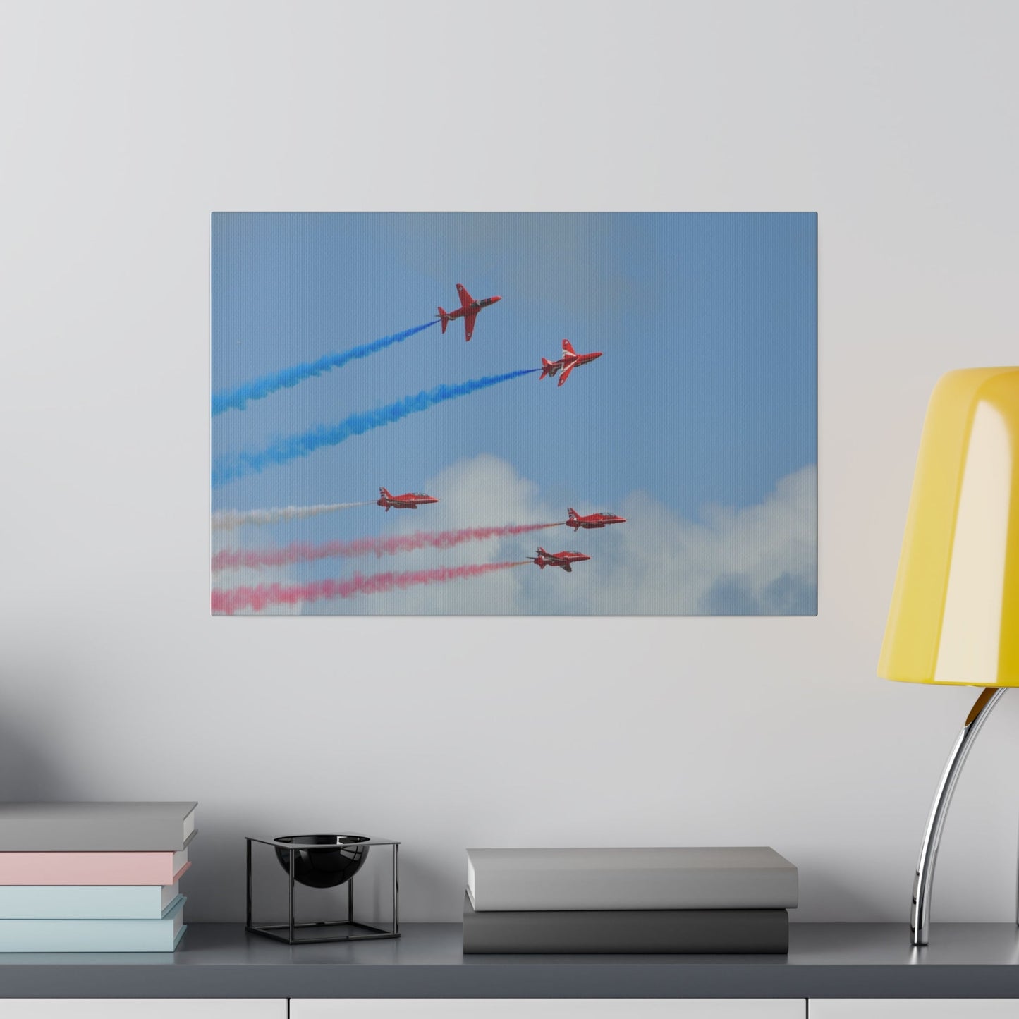 Red Arrows Parade: Close-Up Canvas with Sideways Surprises! - The Trio Synergize Group