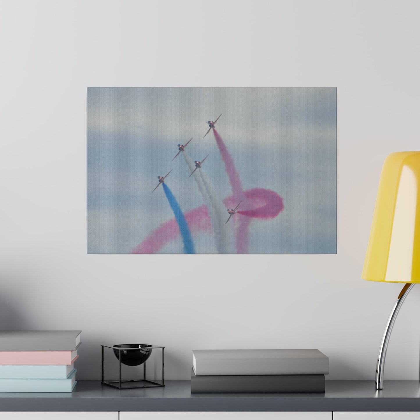 The Red Arrows Canvas Print: Formation & Loop! - The Trio Synergize Group
