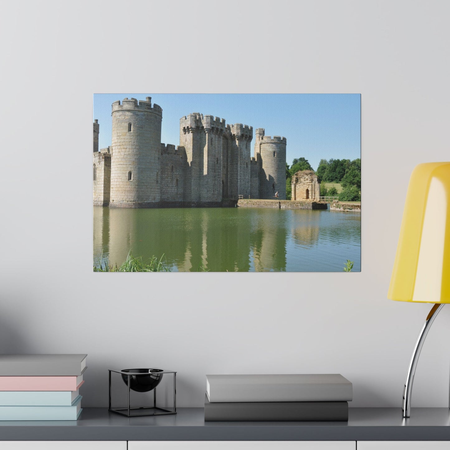 Front Of Bodiam Castle With An Archer Canvas - The Trio Synergize Group