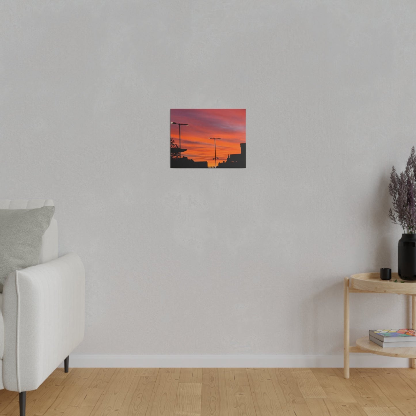 Gradient of Coloured Clouds Due to Sunrise, Matte Canvas, Stretched, 0.75" - The Trio Synergize Group