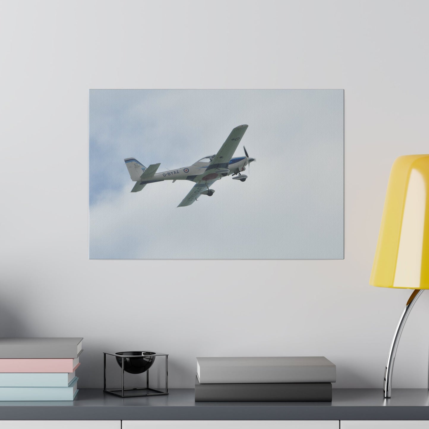 Grob G115E A View Of The Undercarriage Canvas - The Trio Synergize Group