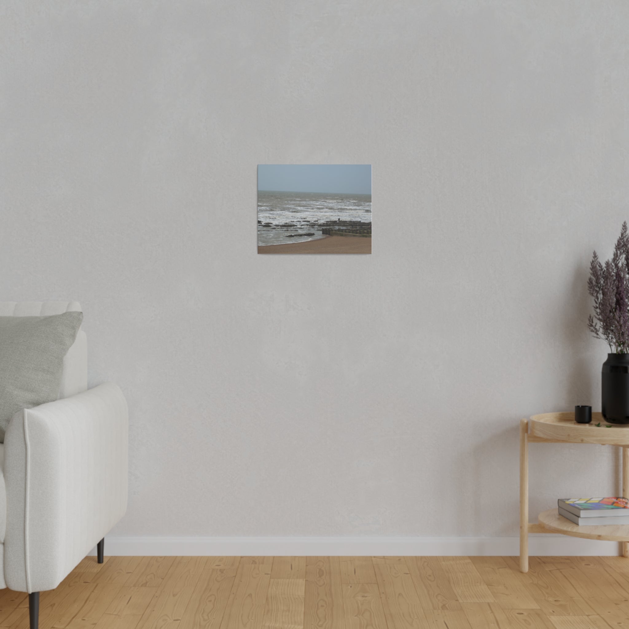 Hasting Beach And Rockpools Canvas - The Trio Synergize Group