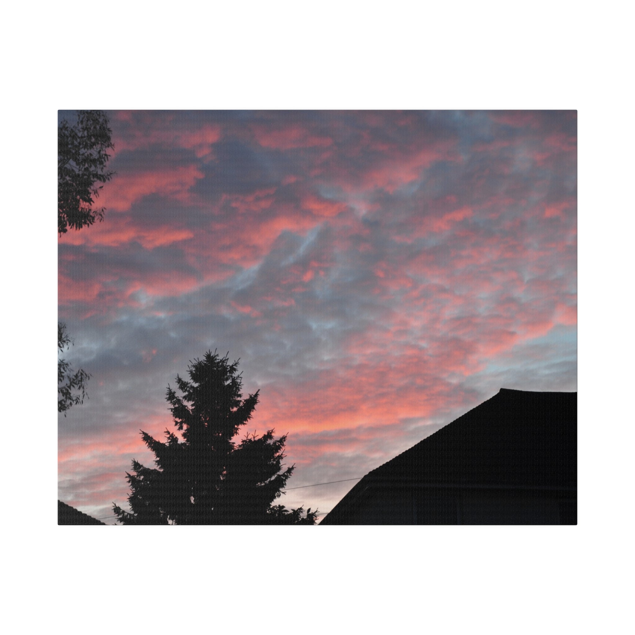 Hastings Sunset With Pink Clouds Canvas - The Trio Synergize Group