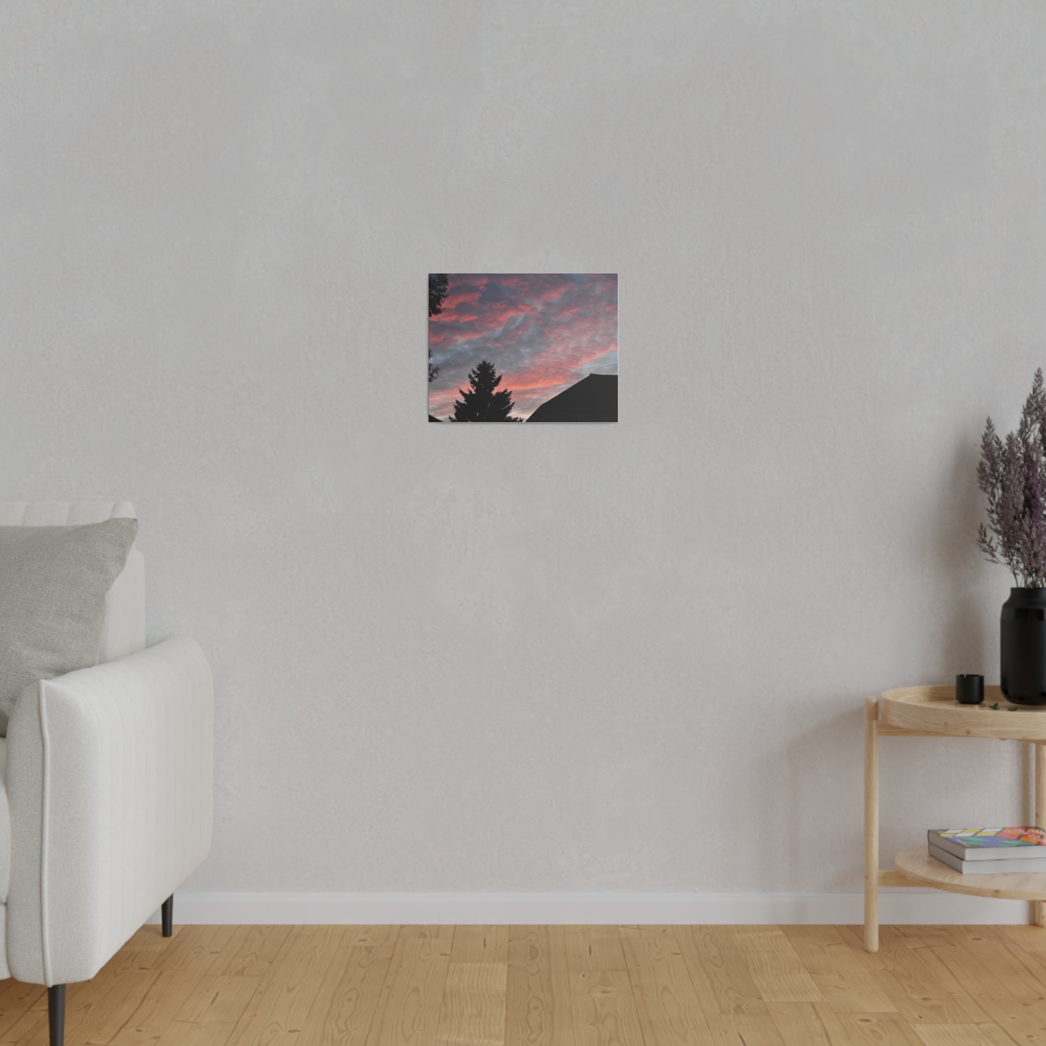 Hastings Sunset With Pink Clouds Canvas - The Trio Synergize Group