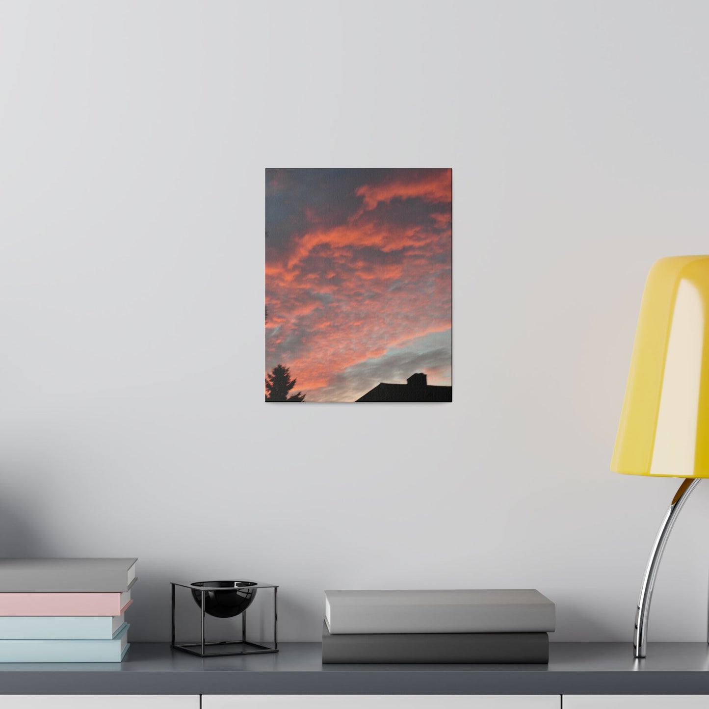 Hastings Sunset With Pinky & Orange Clouds Canvas - The Trio Synergize Group